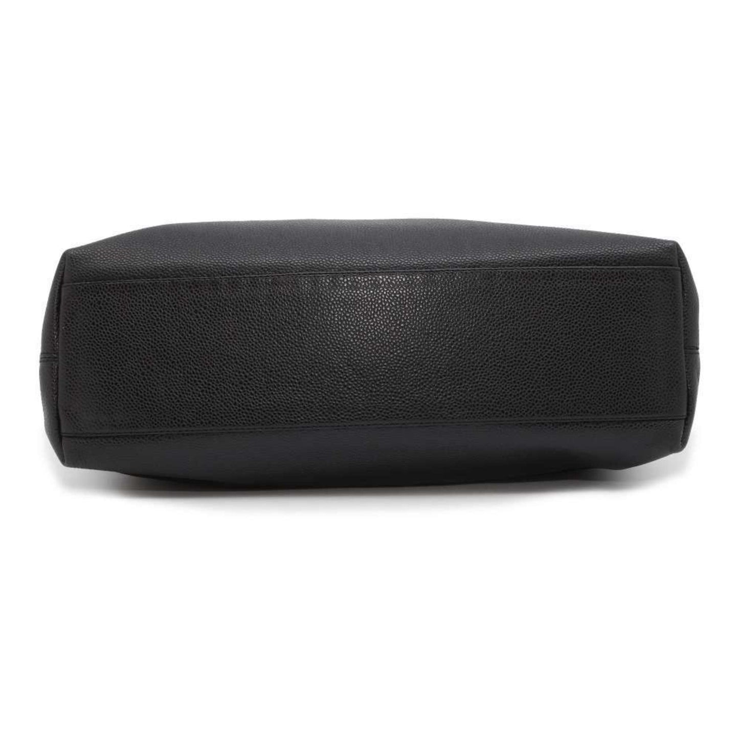 Chanel Tote Bag Coco Mark Wood Grain Plastic Chain A14202 CHANEL Black Shoulder