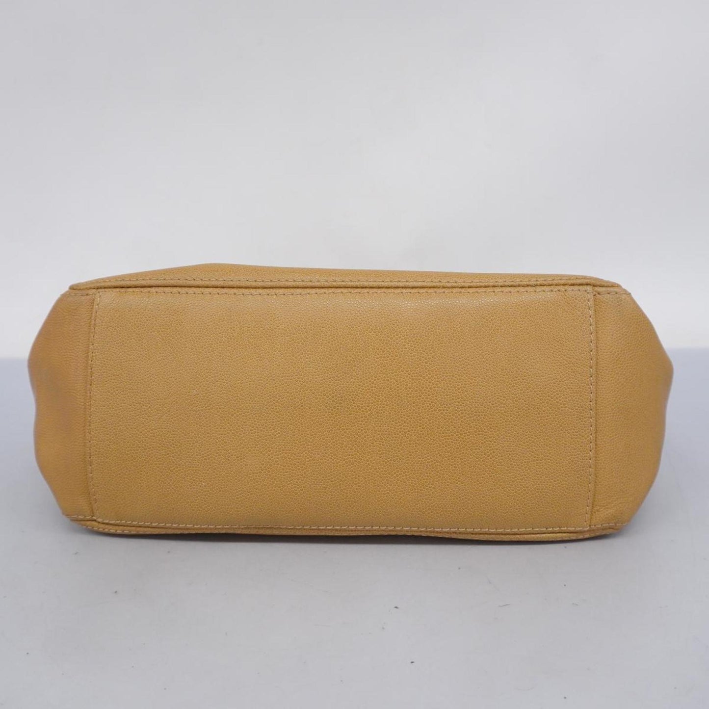 Chanel tote bag caviar skin beige ladies