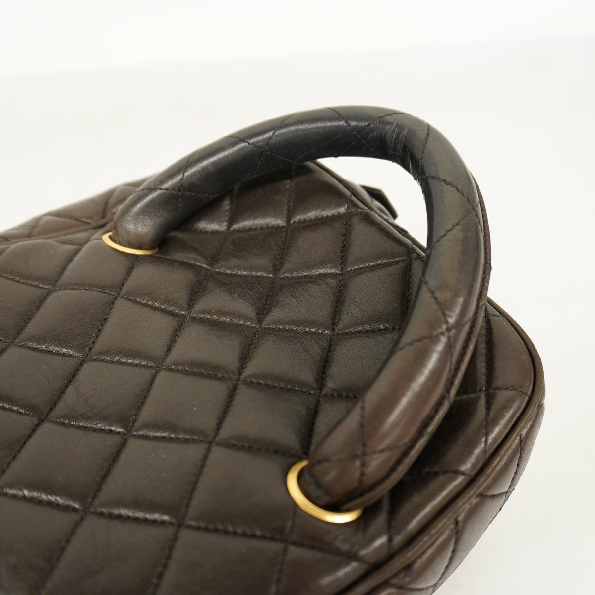 ChanelAuth  Matelasse Vanity Bag Women's Leather Vanity Bag Black