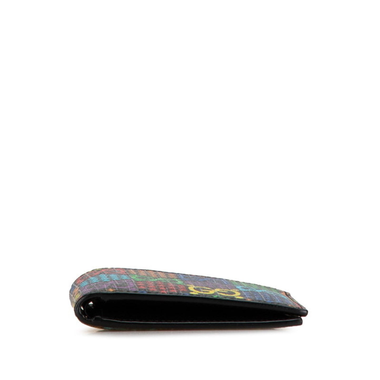 Gucci Black Multi-Color Pvc Wallet (Bi-Fold)