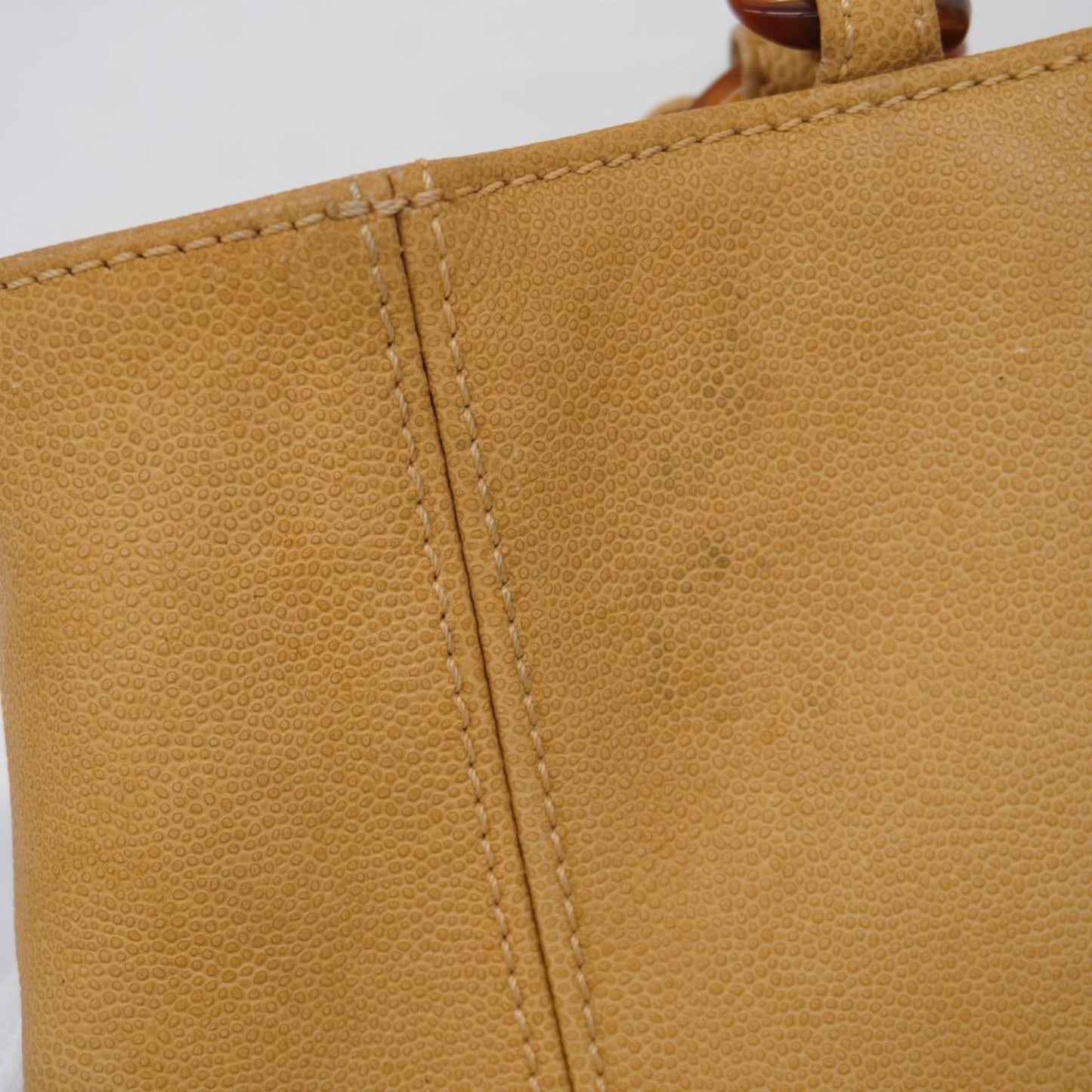 Chanel tote bag caviar skin beige ladies