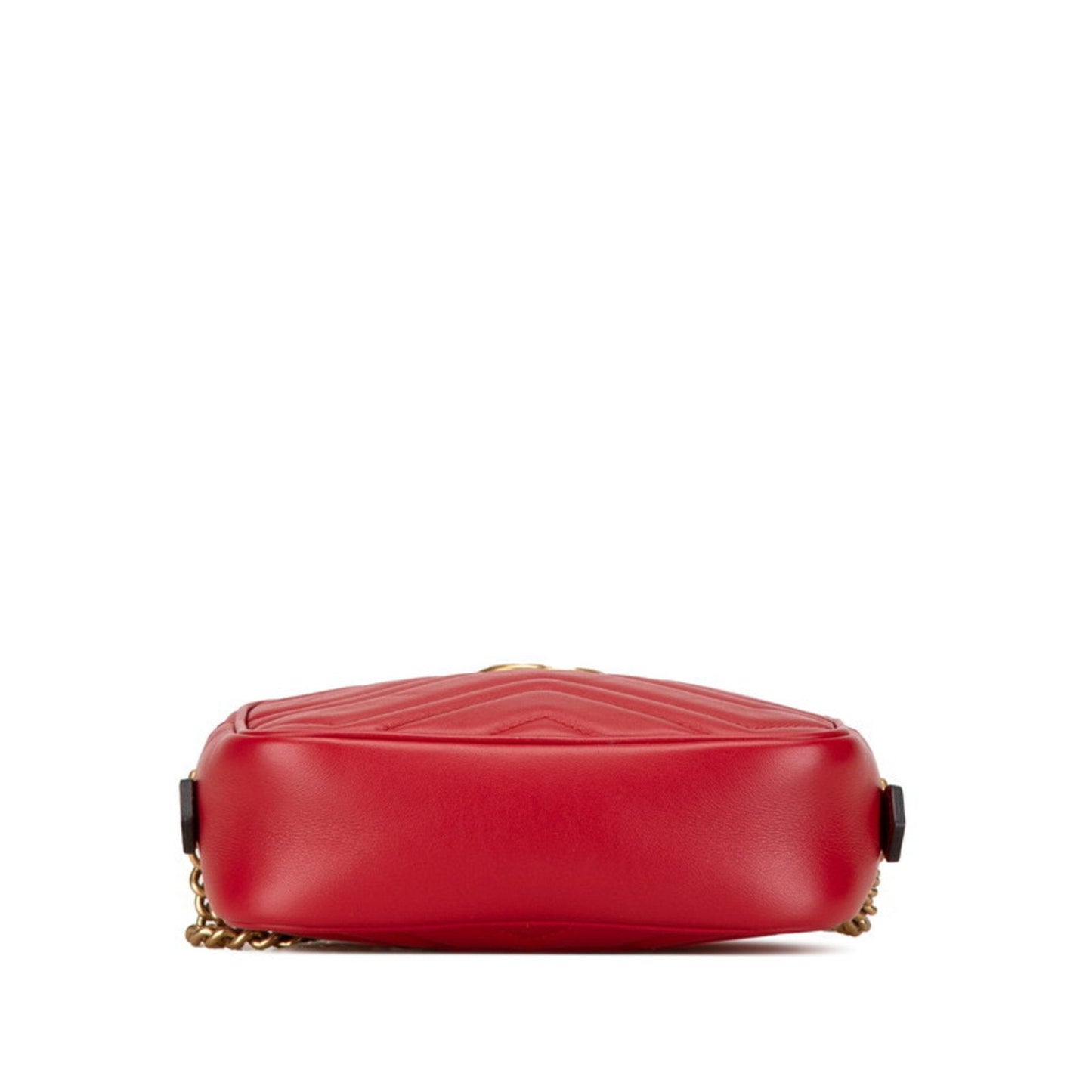 Gucci Red Color Leather Shoulder Bag