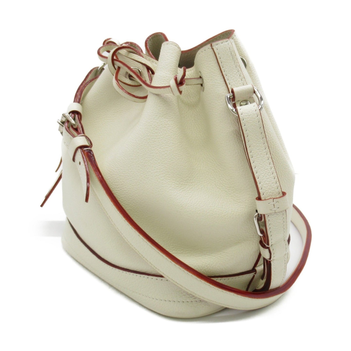 LOUIS VUITTON Noe BB Shoulder Bag White Blanc Suhali leather M42612
