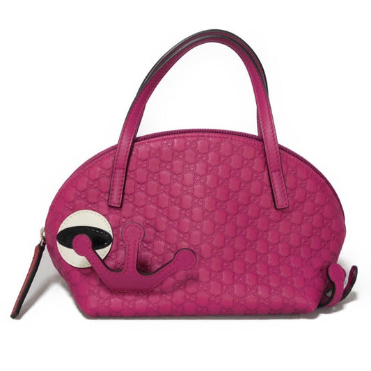 Gucci Purple Leather Handbag ()
