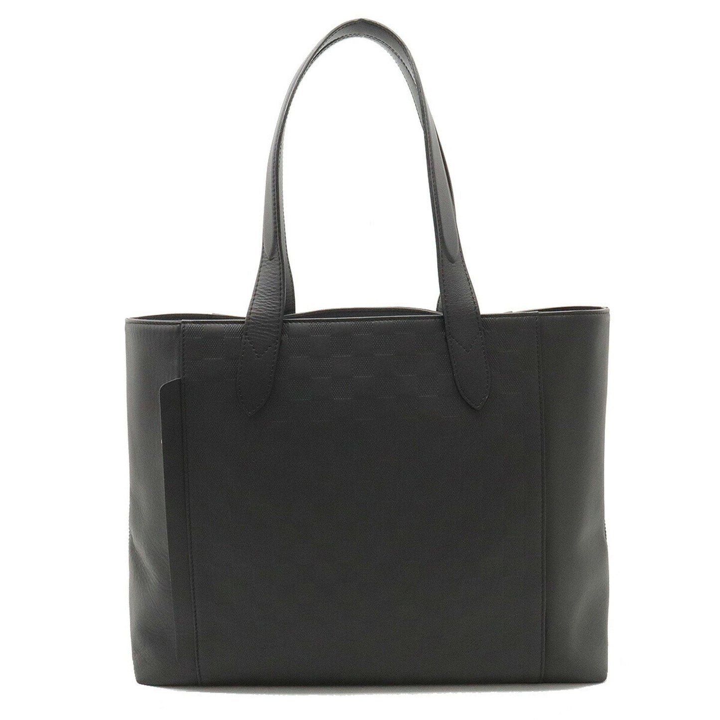 LOUIS VUITTON Damier Infini Cava Voyage Tote Bag Shoulder Leather Onyx Black N41493