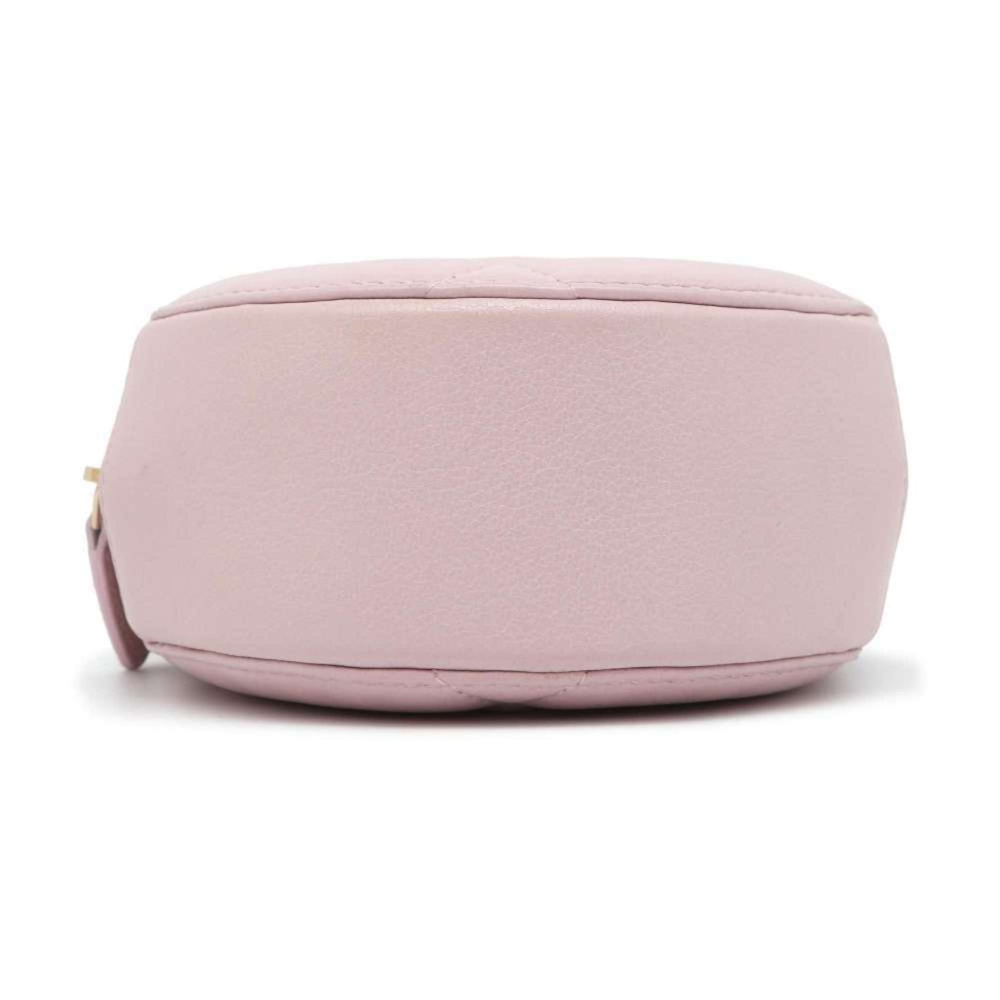Chanel Chain Shoulder Bag Round Matelasse Coco Mark Lambskin AP0945