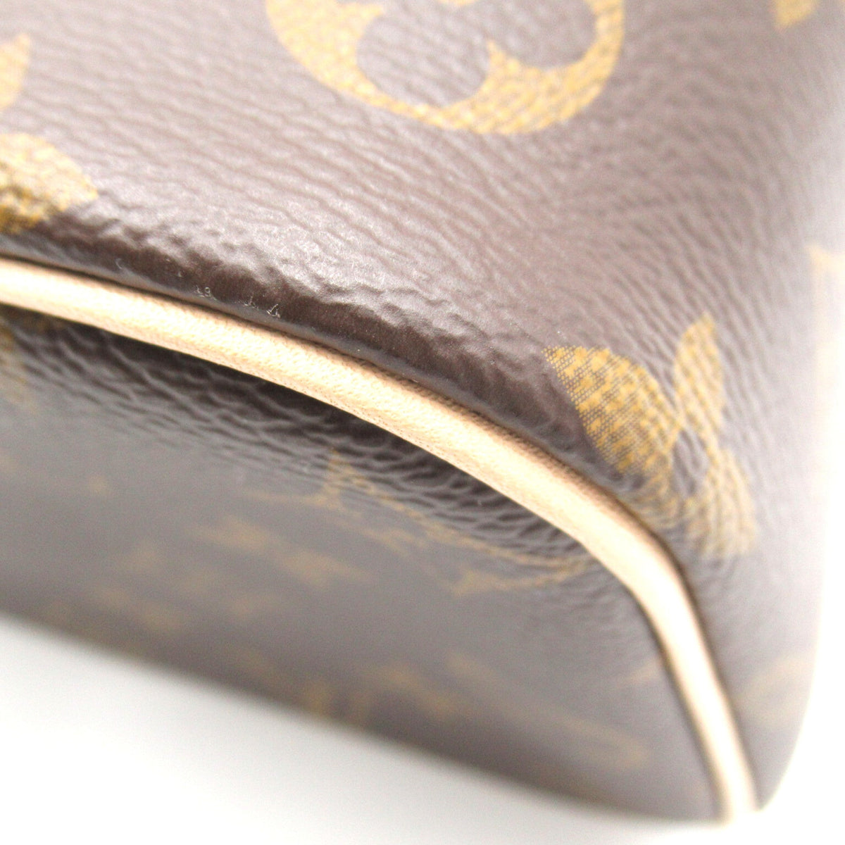 LOUIS VUITTON Nice Mini Vanity Bag Brown Monogram PVC coated canvas M44495