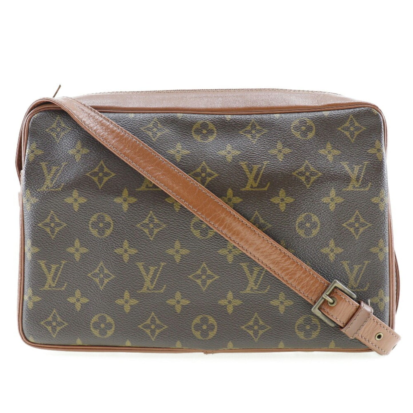 LOUIS VUITTON Sac Bandouliere 30 Shoulder Bag Vintage M51364 Monogram Canvas Made in France Brown Crossbody Zipper Unisex