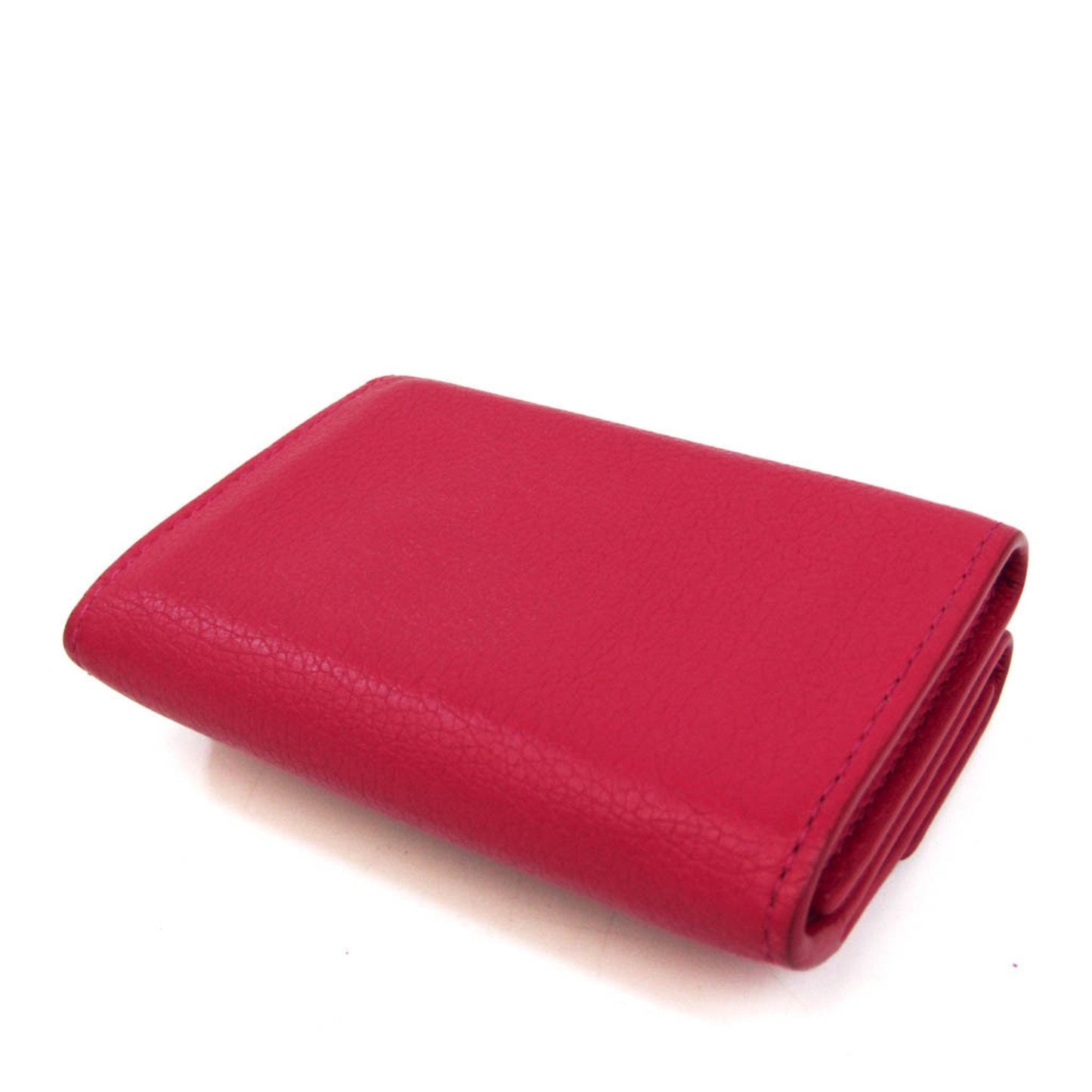 LOUIS VUITTON Portefeuille Lock Mini M67858 Women's Calf Leather Wallet [tri-fold] Hot Pink
