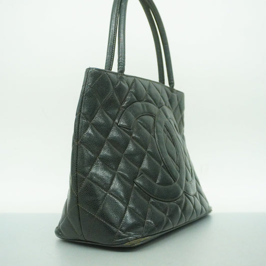 ChanelAuth  Reprint Tote Women's Caviar Leather Tote Bag Black