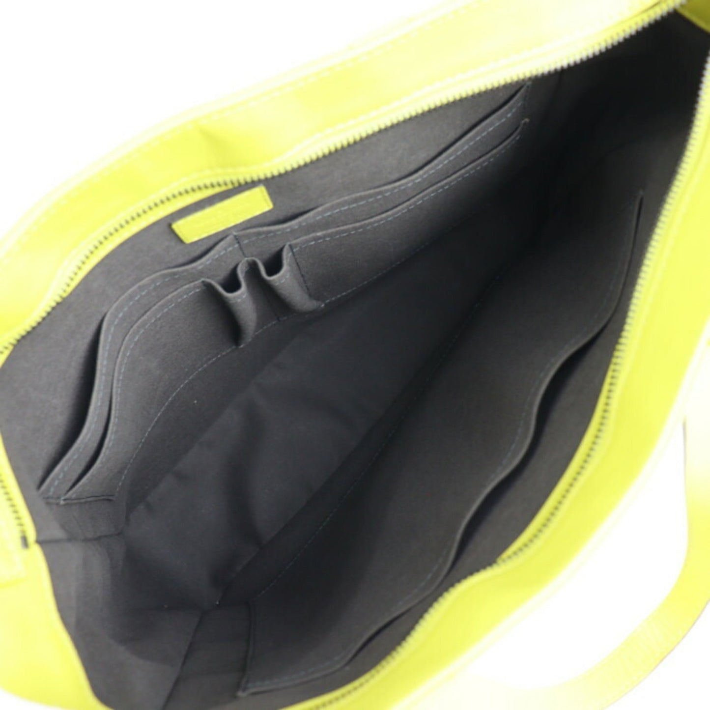 LOUIS VUITTON Tadao PM Tote Bag N41393 Damier Infini Vert Ascede Yellow Silver Hardware Handbag