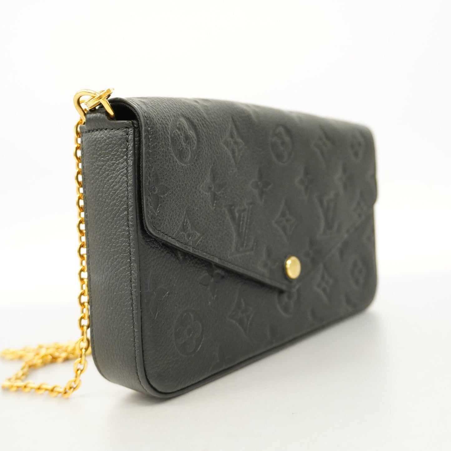 LOUIS VUITTONAuth  Monogram Empreinte Pochette Felicy M64064 Women's Wallet