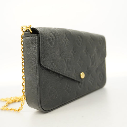 LOUIS VUITTONAuth  Monogram Empreinte Pochette Felicy M64064 Women's Wallet