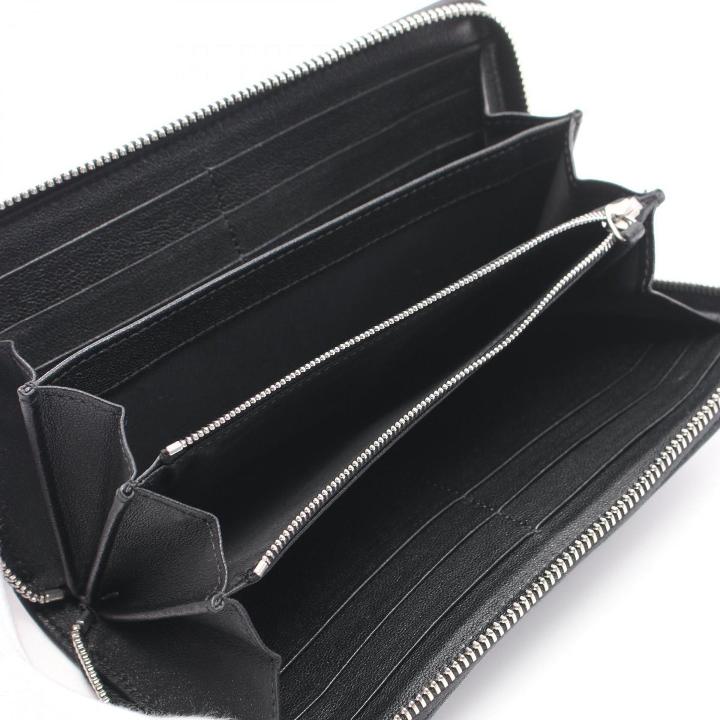 Gucci Black Leather Long Wallet (Bi-Fold)