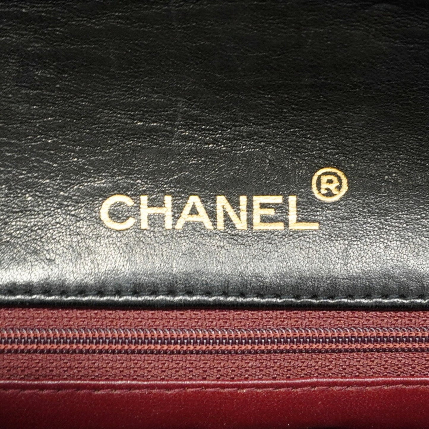 Chanel Shoulder Bag Matelasse Chain Lambskin Black Women's