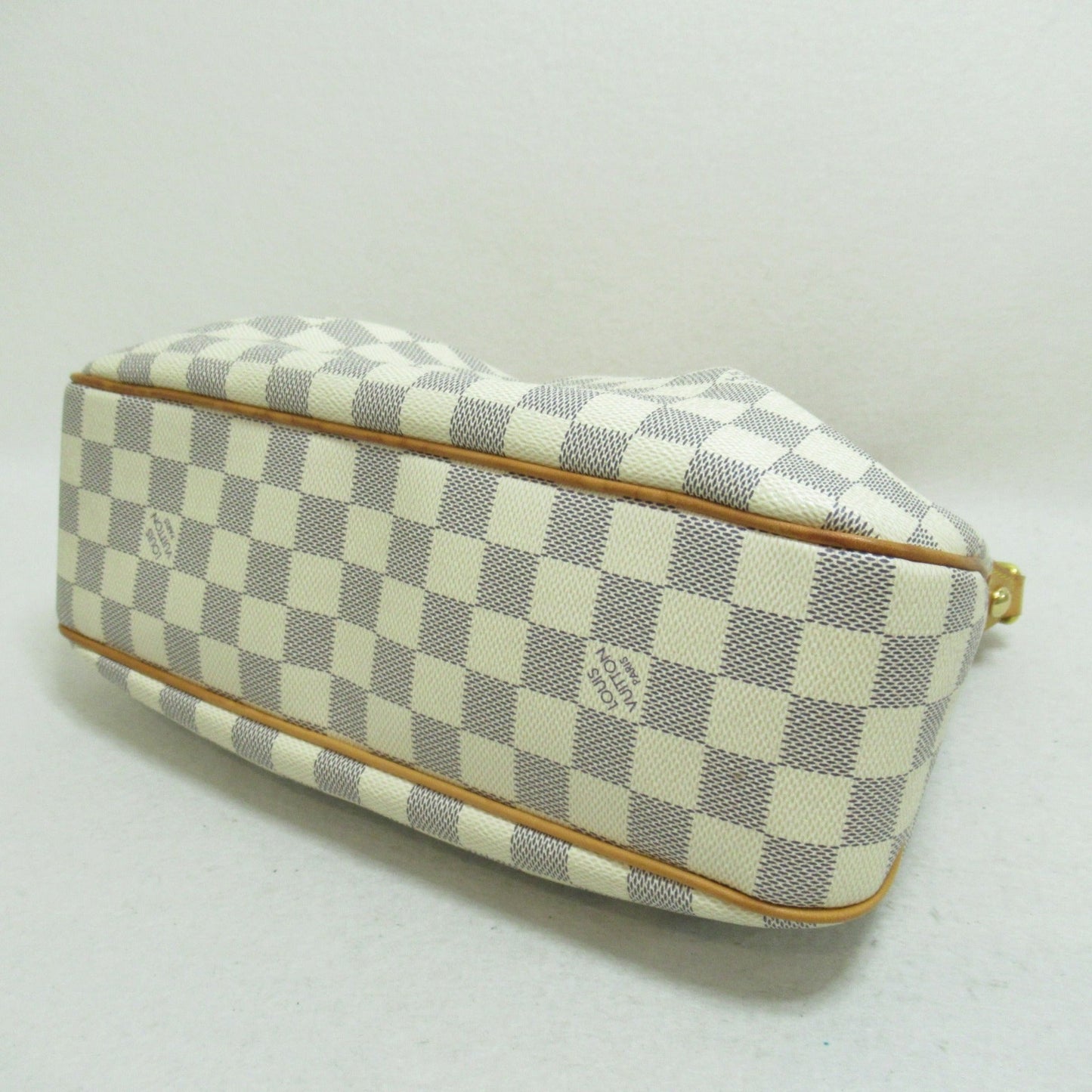 LOUIS VUITTON SiracusaPM Shoulder Bag Ivory Damier Azur PVC coated canvas N41113
