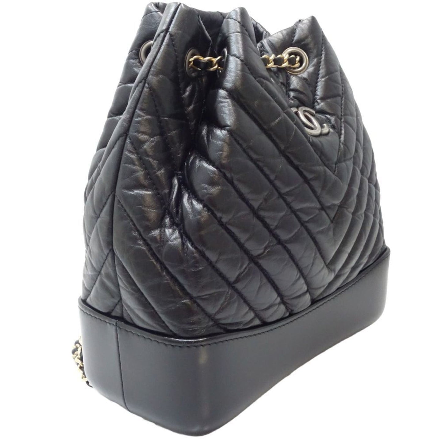 CHANEL Chanel Chain Backpack Gabrielle de Small CC Coco Mark A94485 Calfskin Black 450311