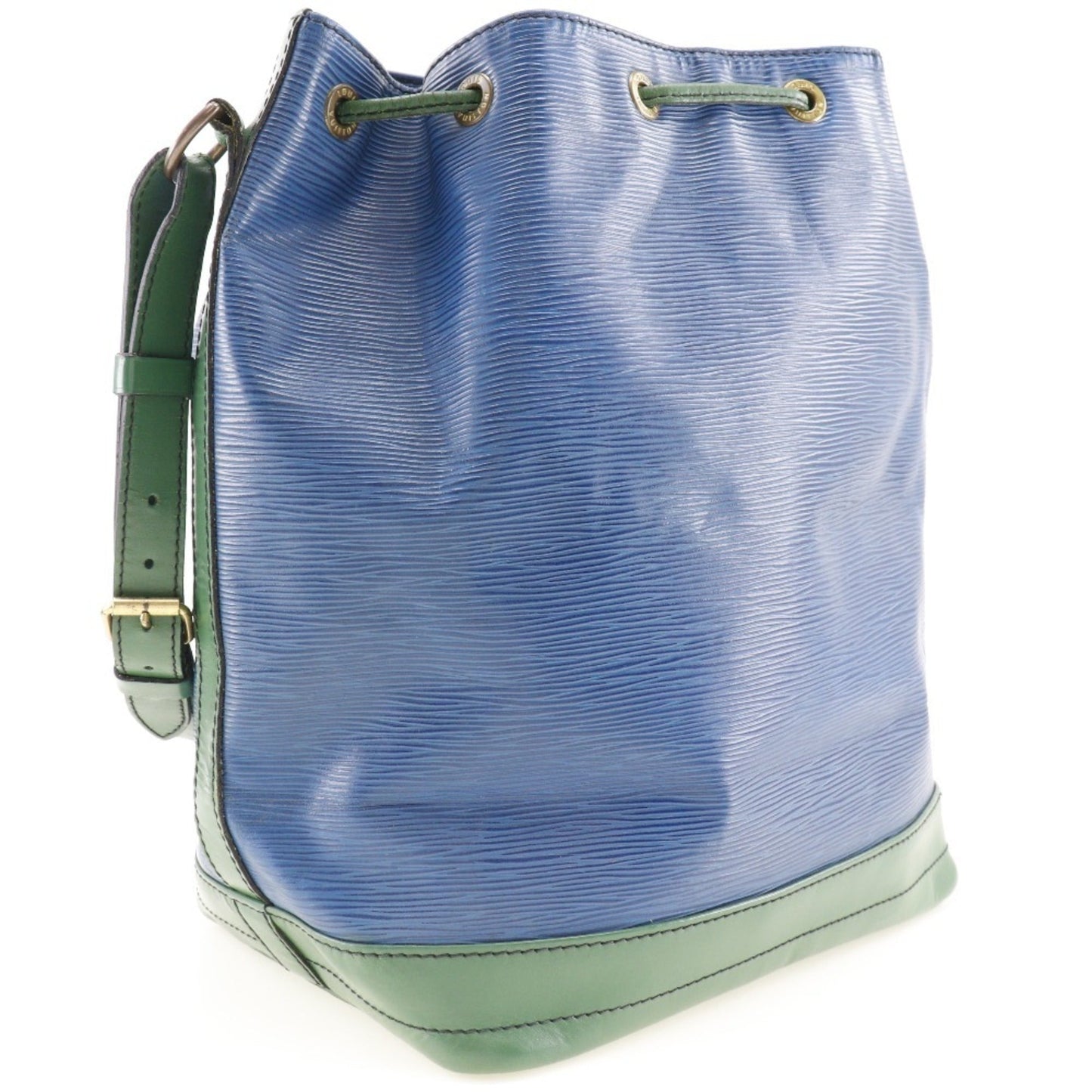 LOUIS VUITTON Noe Bicolor M44044 Epi Leather Toledo Blue x Borneo Green Blue/Green VI1921 Women's Shoulder Bag