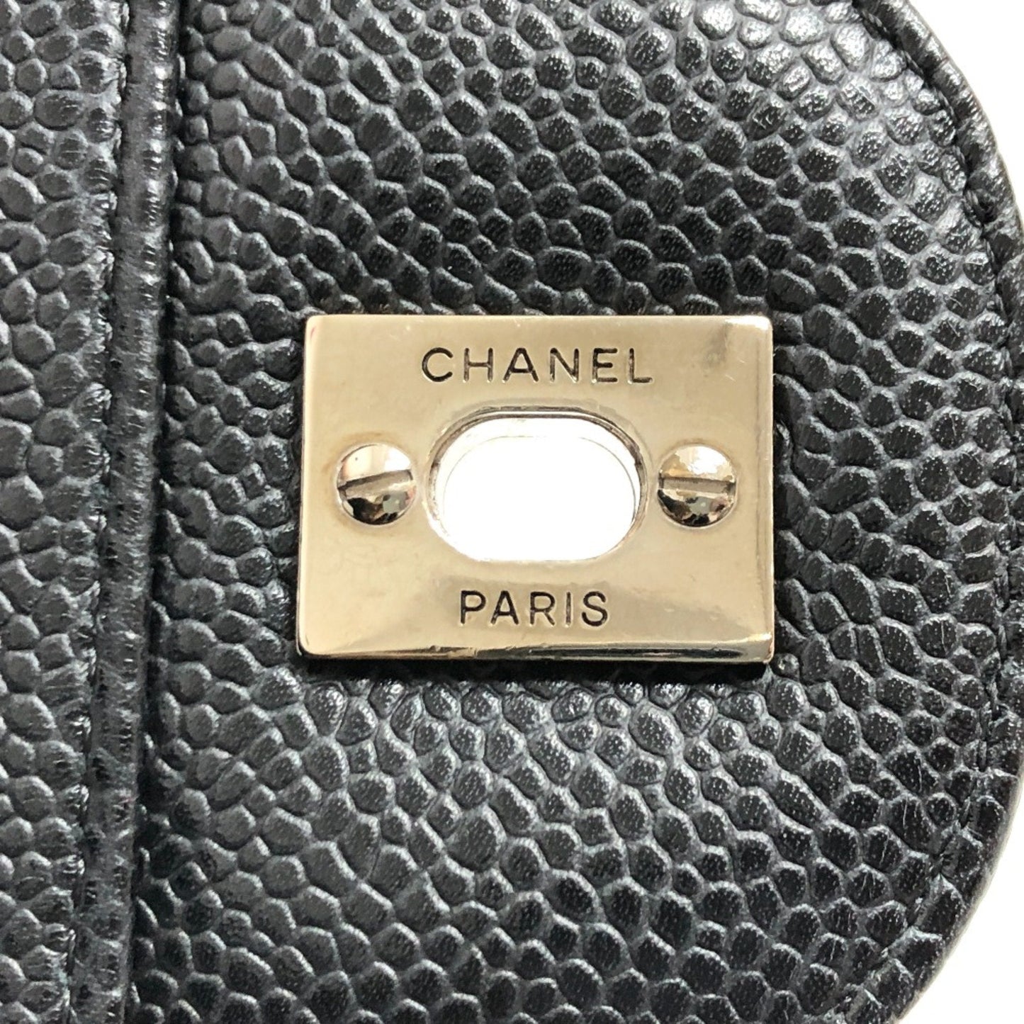 Chanel A28600 Double Chain Crossbody Bag Shoulder Bag Black SVHardware