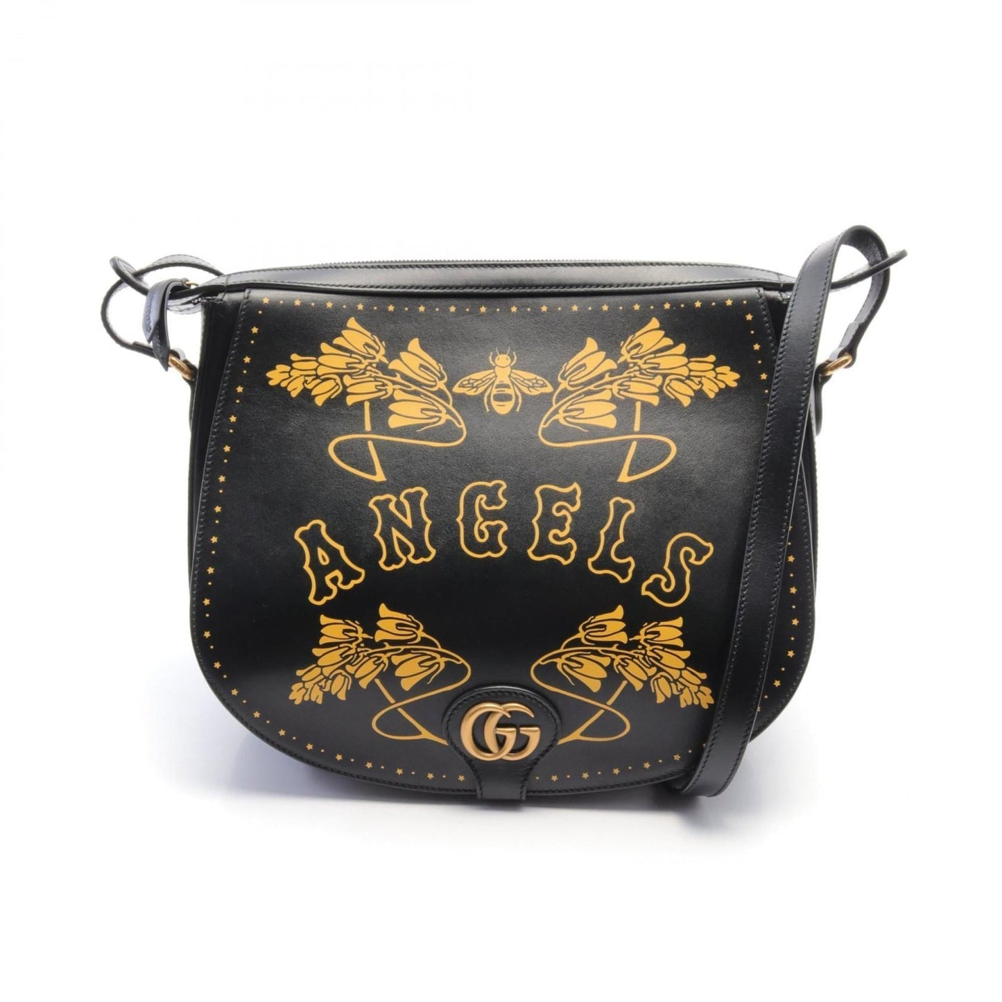 Gucci Black Leather Shoulder Bag