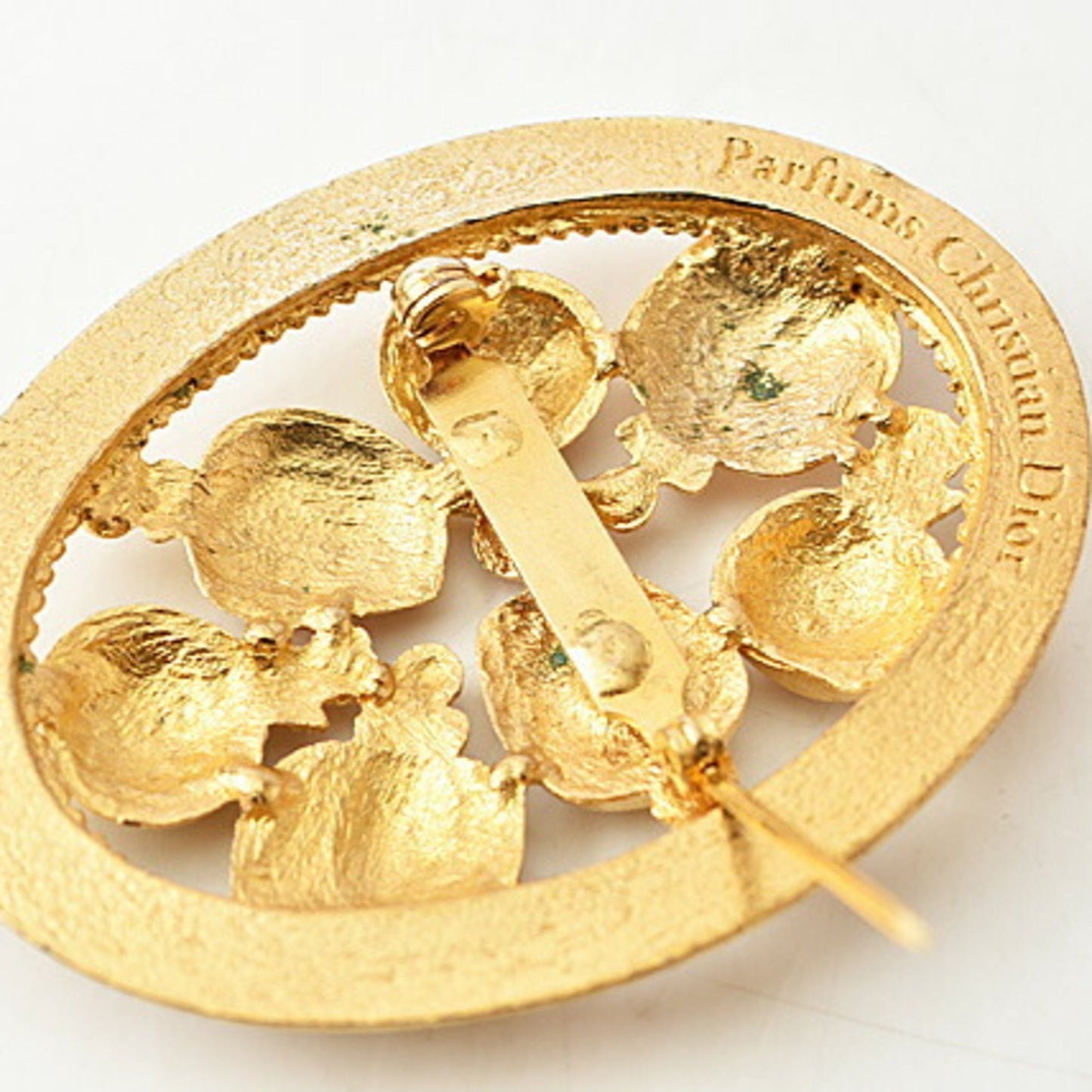 Christian Dior Pin Brooch Gold