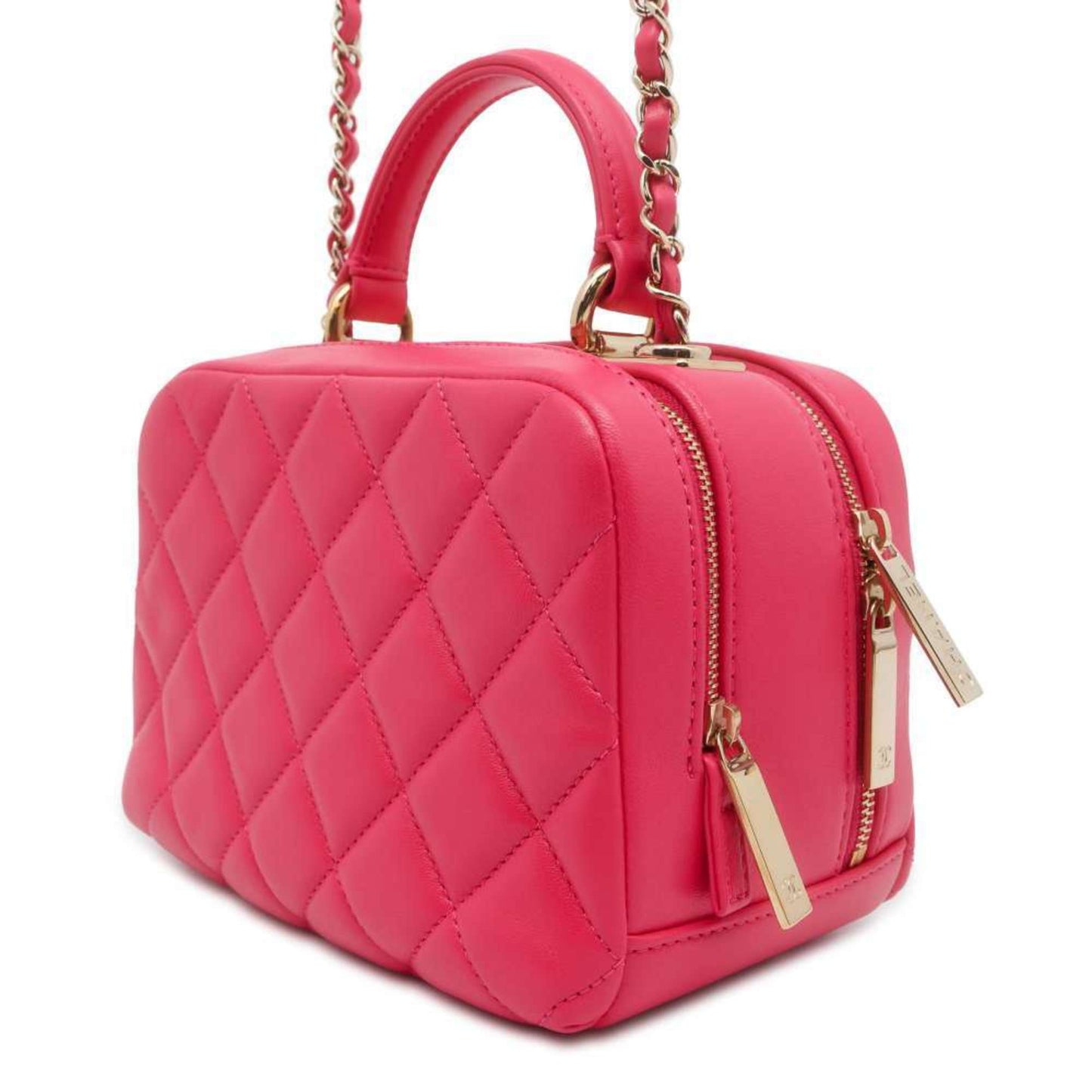 Chanel Chain Shoulder Bag Matelasse Coco Mark Lambskin A92238 CHANEL