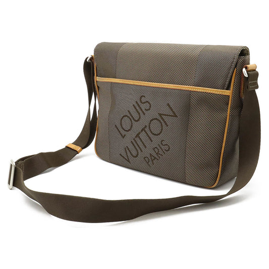 LOUIS VUITTON Damierjean Petit Messager Shoulder Bag Tail M93617