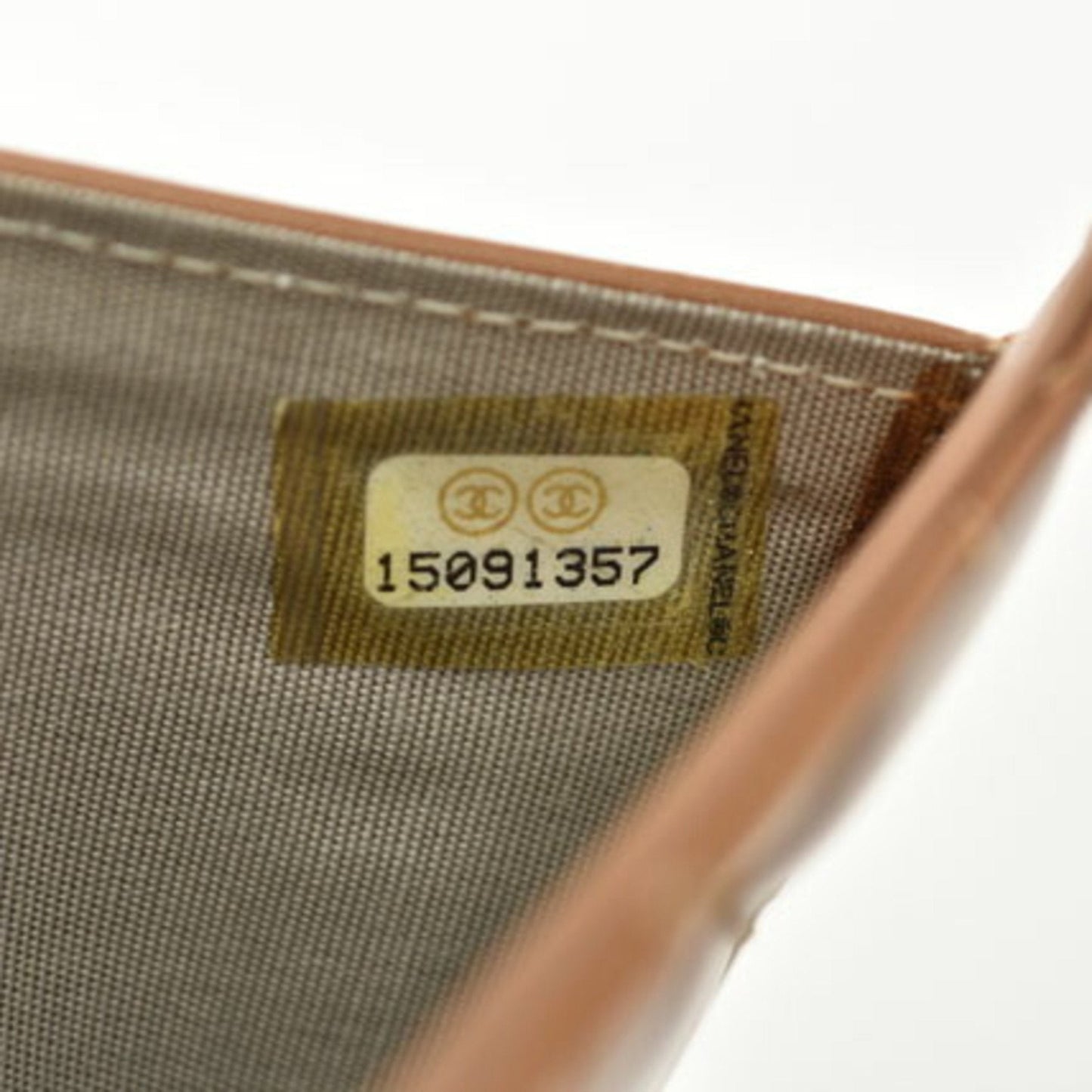 Chanel Wallet 8694  Folding Double Snap Brilliant Patent Leather Coco Mark Bronze