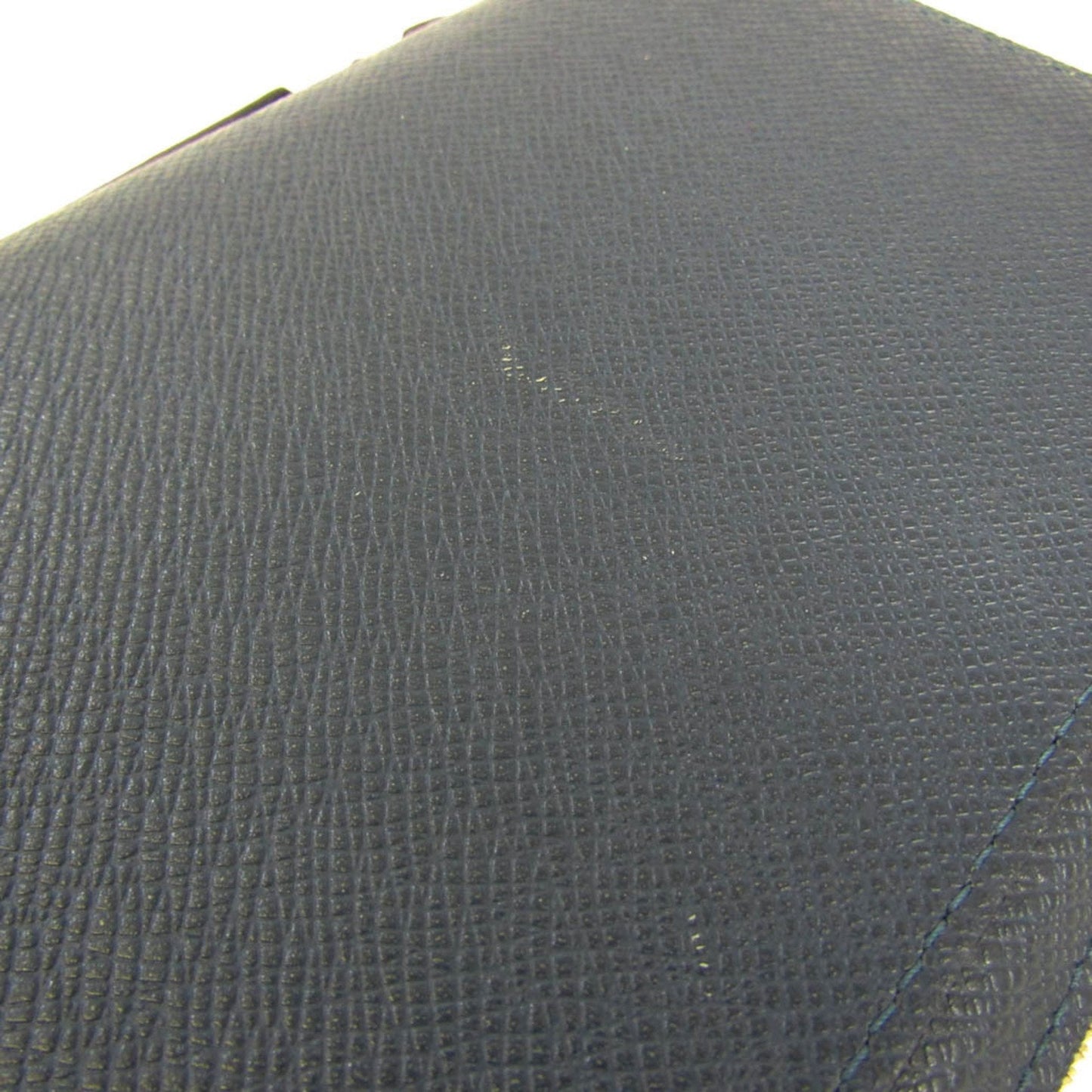 LOUIS VUITTON Taiga Zippy XL M42098 Men's Taiga Leather Long Wallet [bi-fold] Ocean