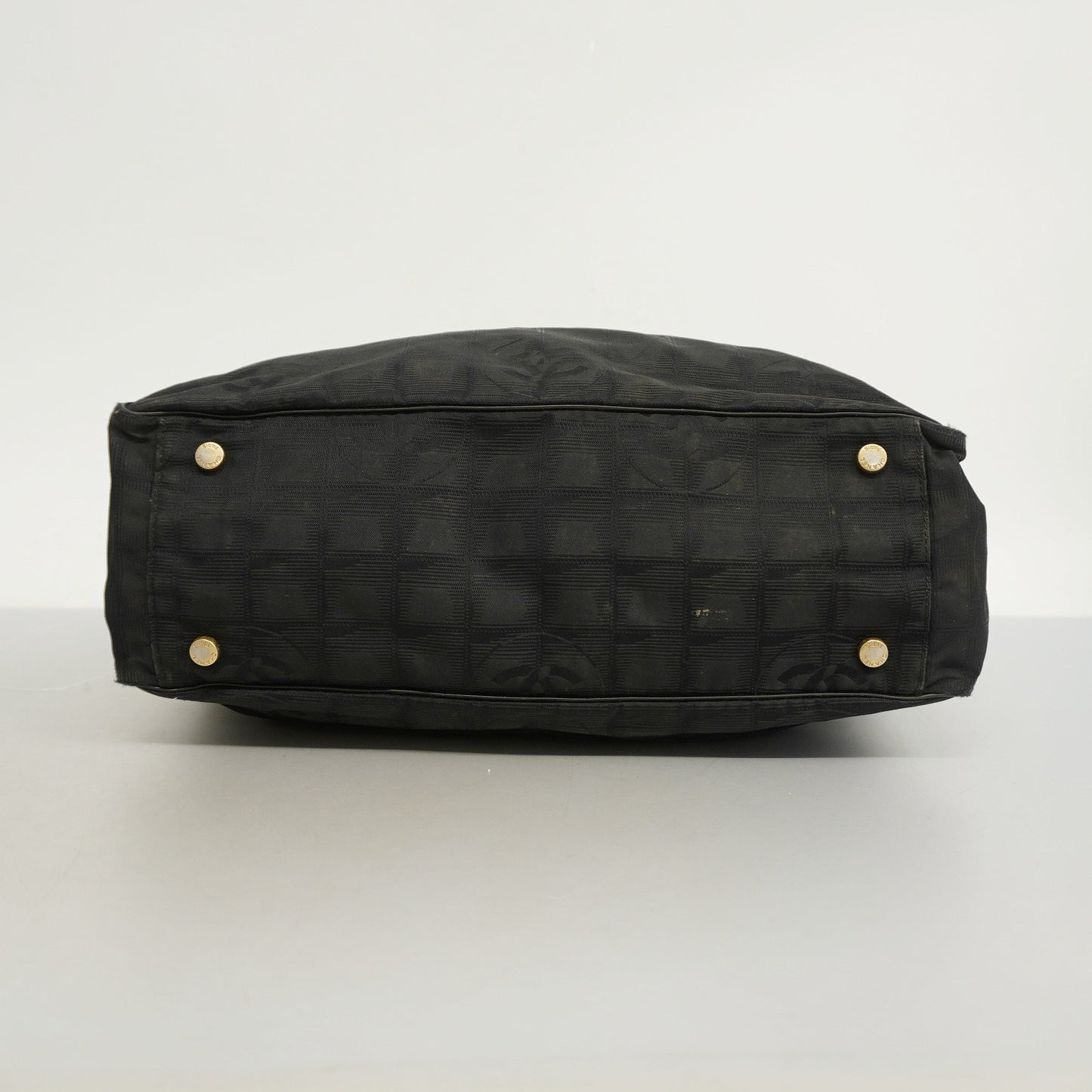 ChanelAuth  New Travel Line Tote Bag Women's Nylon Tote Bag Black