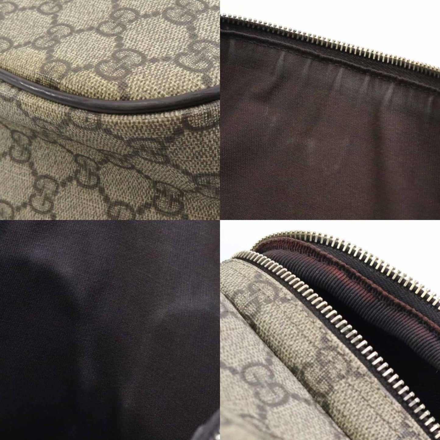 Gucci Brown Gg Supreme Canvas Shoulder Bag