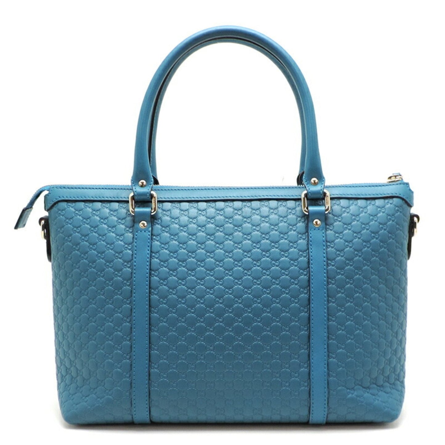 Gucci Blue Leather Handbag