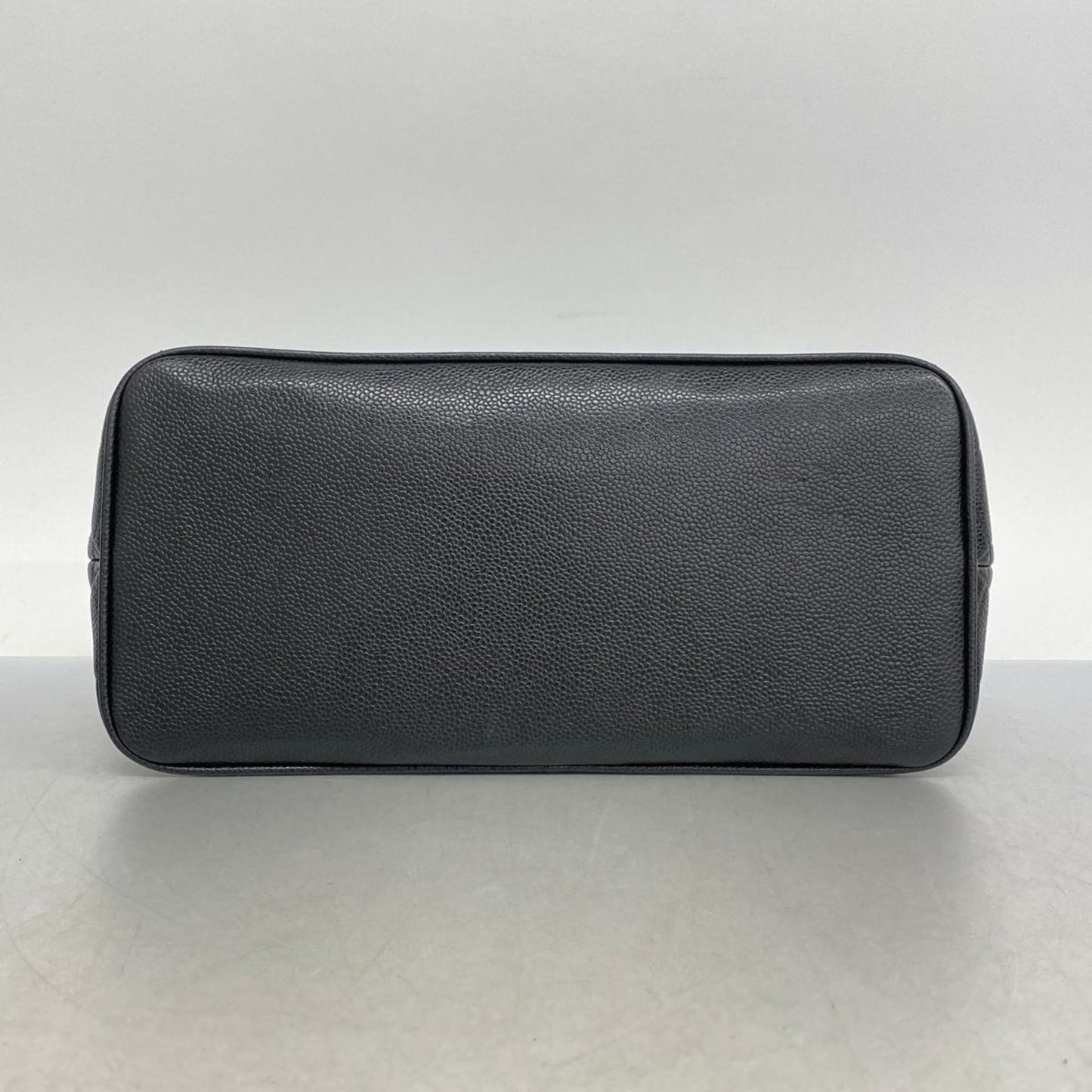 Chanel Tote Bag Reproduction Caviar Skin Black Women's