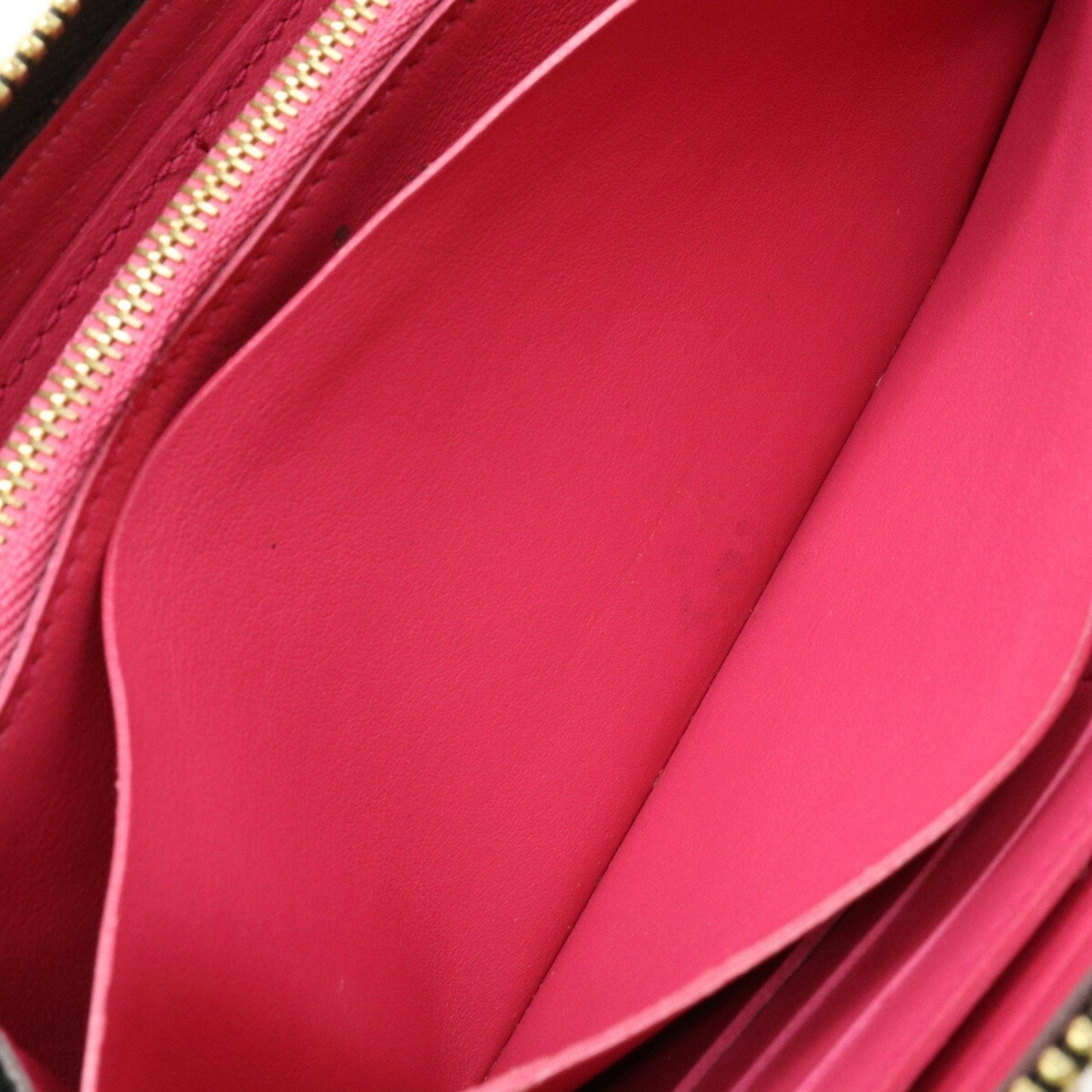 LOUIS VUITTON Portefeuille Comet L-shaped long wallet Taurillon leather Noir black pink M63102
