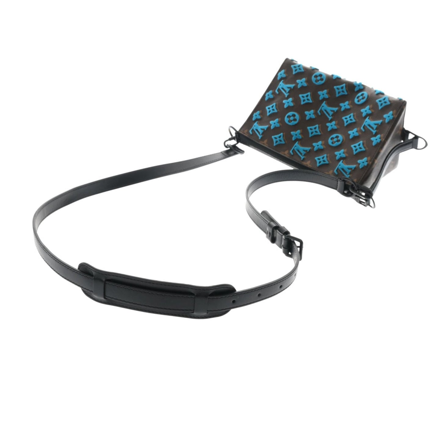 LOUIS VUITTON Monogram Triangle Brown M45078 Men's Taftage Shoulder Bag