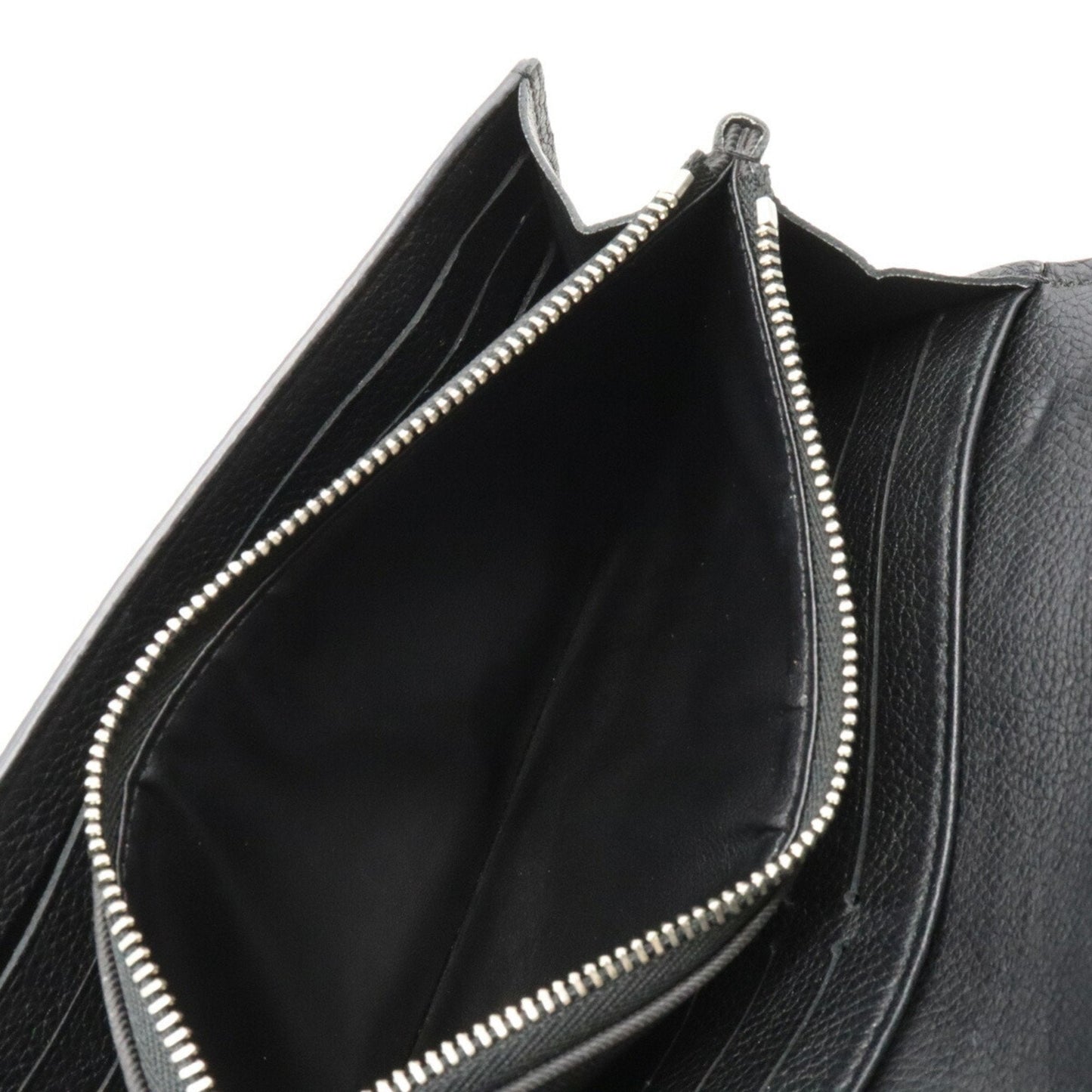 LOUIS VUITTON Portefeuil My Lock Me Bifold Long Wallet Leather Noir Black M62530