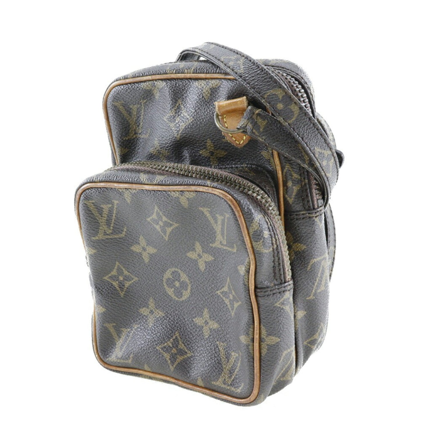 LOUIS VUITTON Mini Amazon Shoulder Bag Vintage M45238 Monogram Canvas Brown 852 Women's