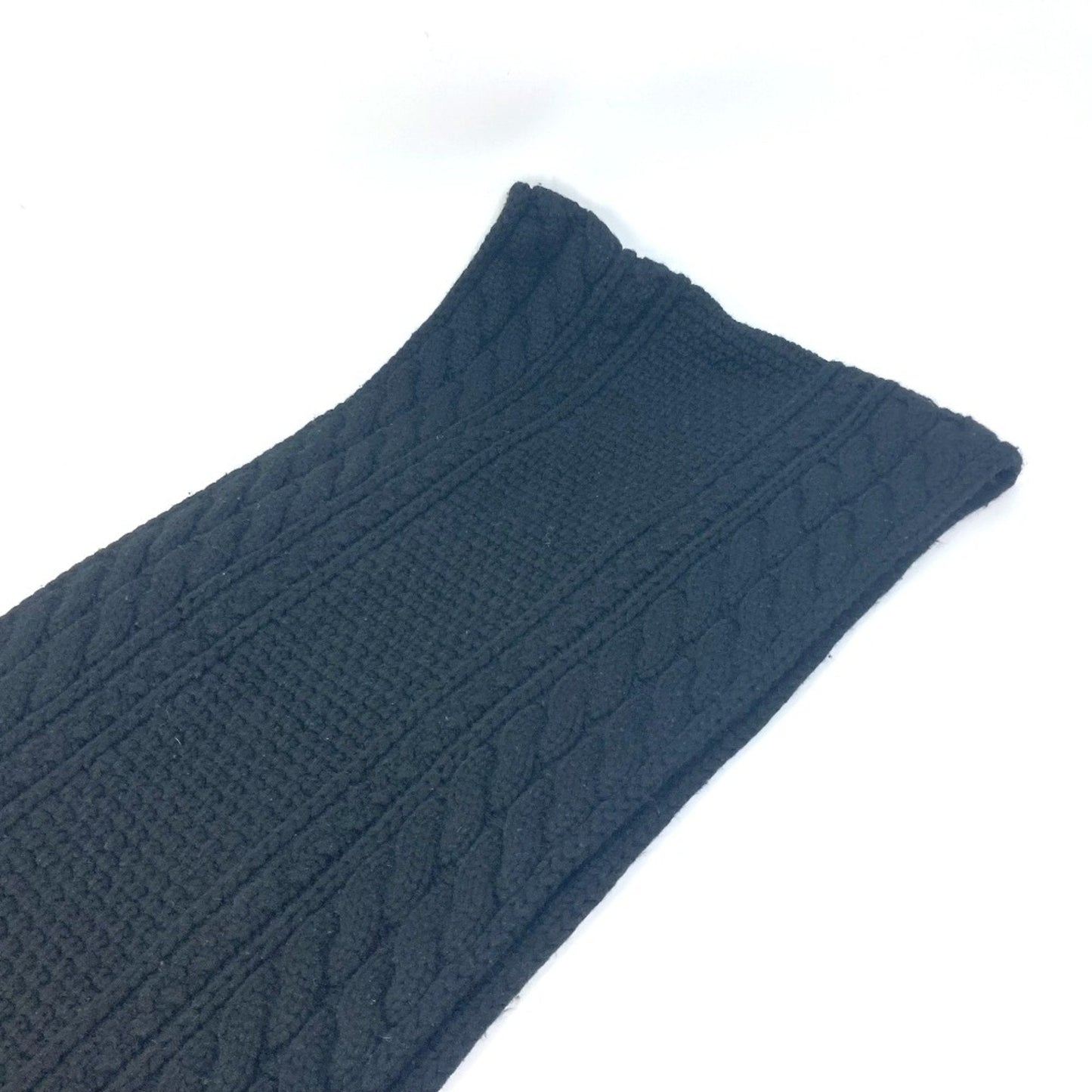 Chanel Chain Braid Scarf Black Gold