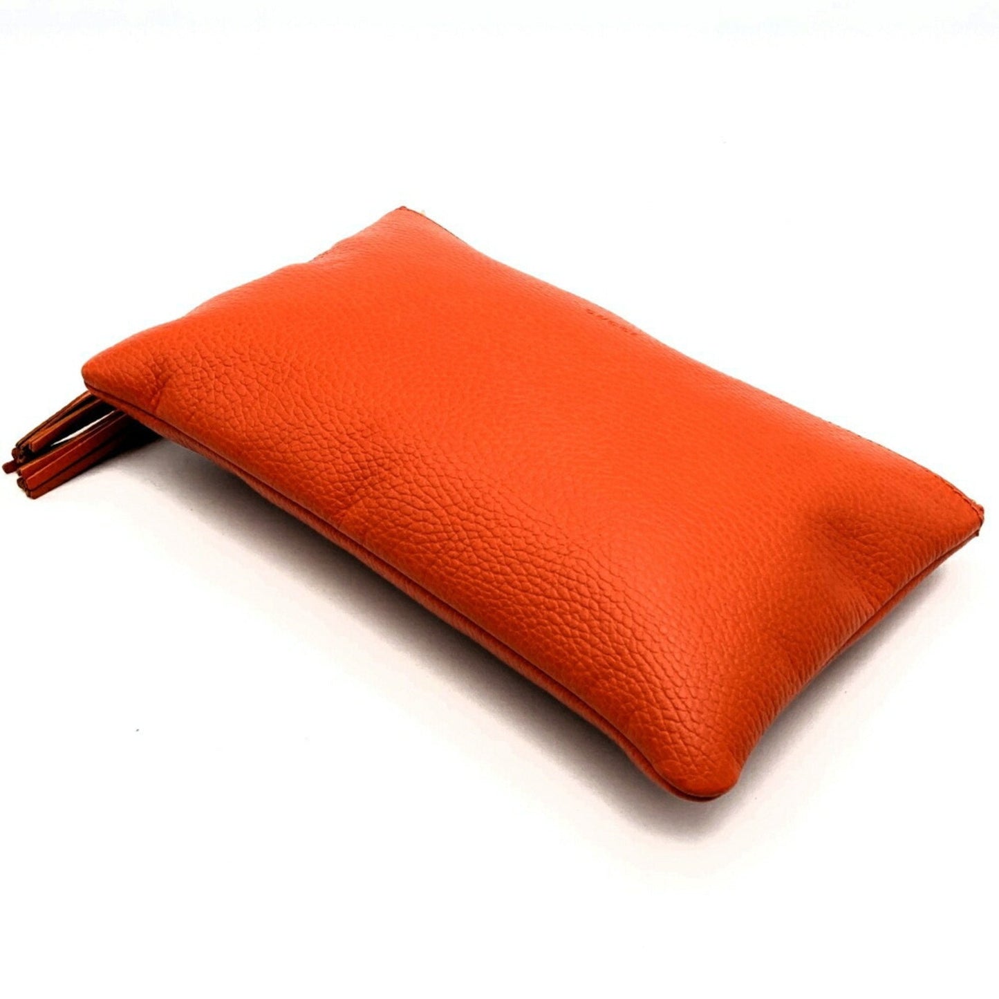 Gucci Orange Leather Pouch