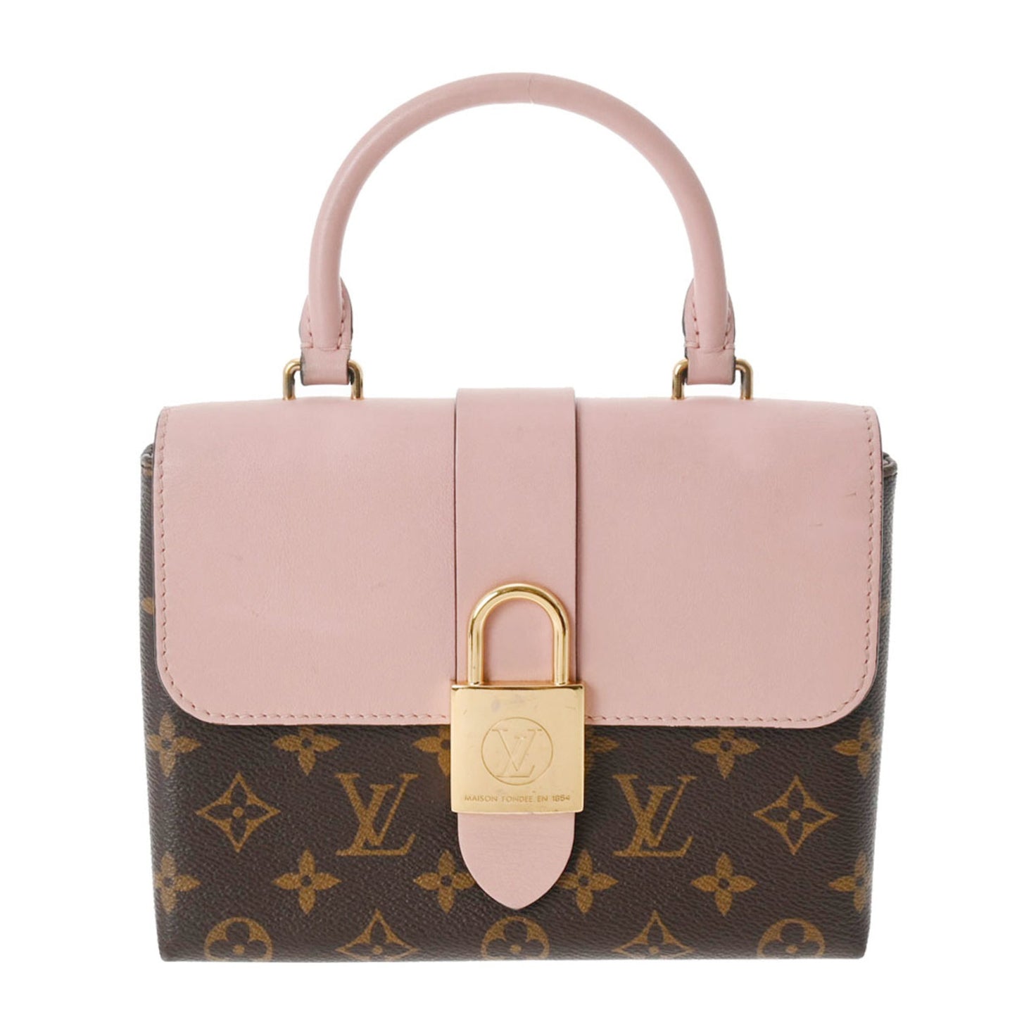 LOUIS VUITTON Monogram Rocky BB Rose Poudre M44080 Women's Canvas Bag