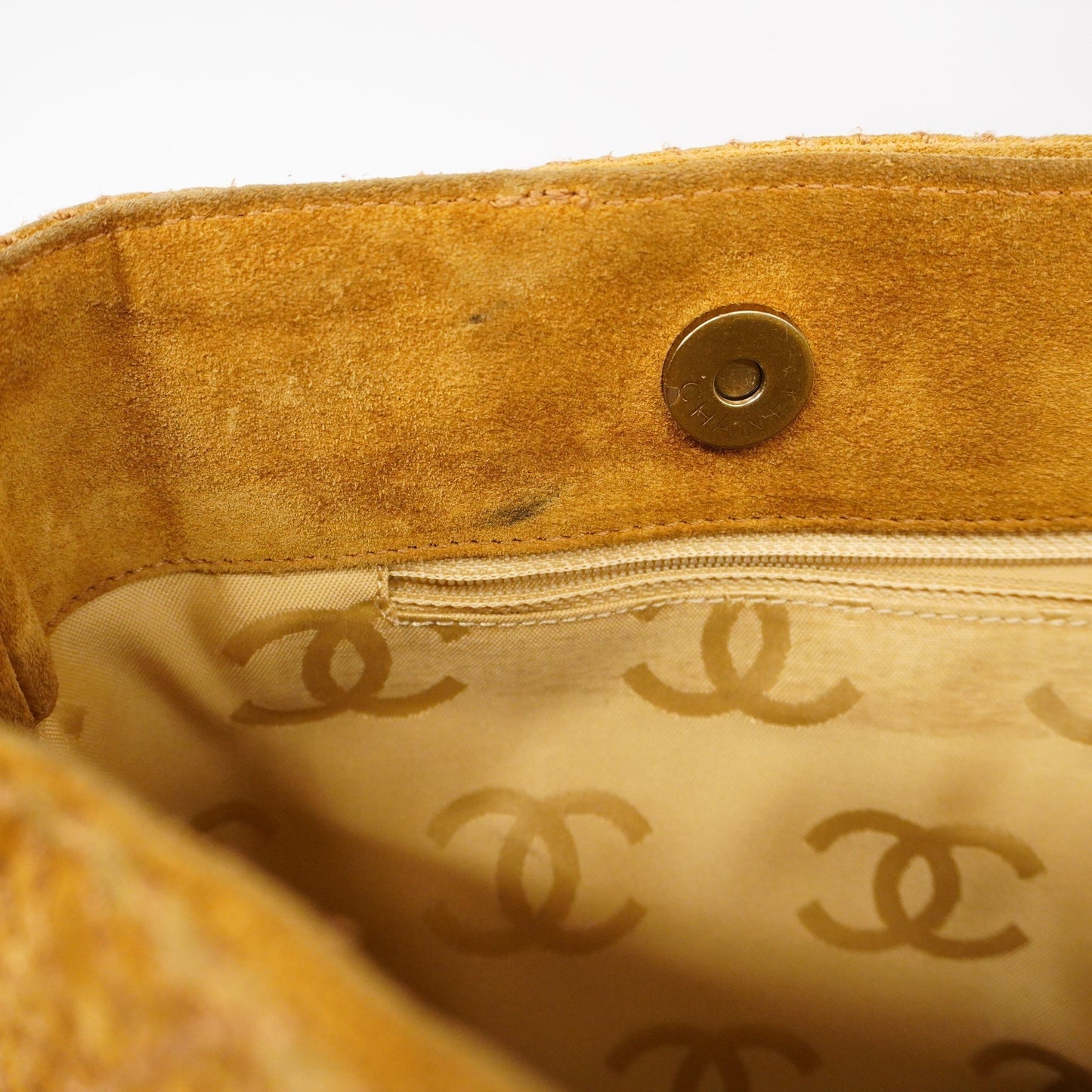 ChanelAuth  Tote Bag Women's Suede Tote Bag Brown