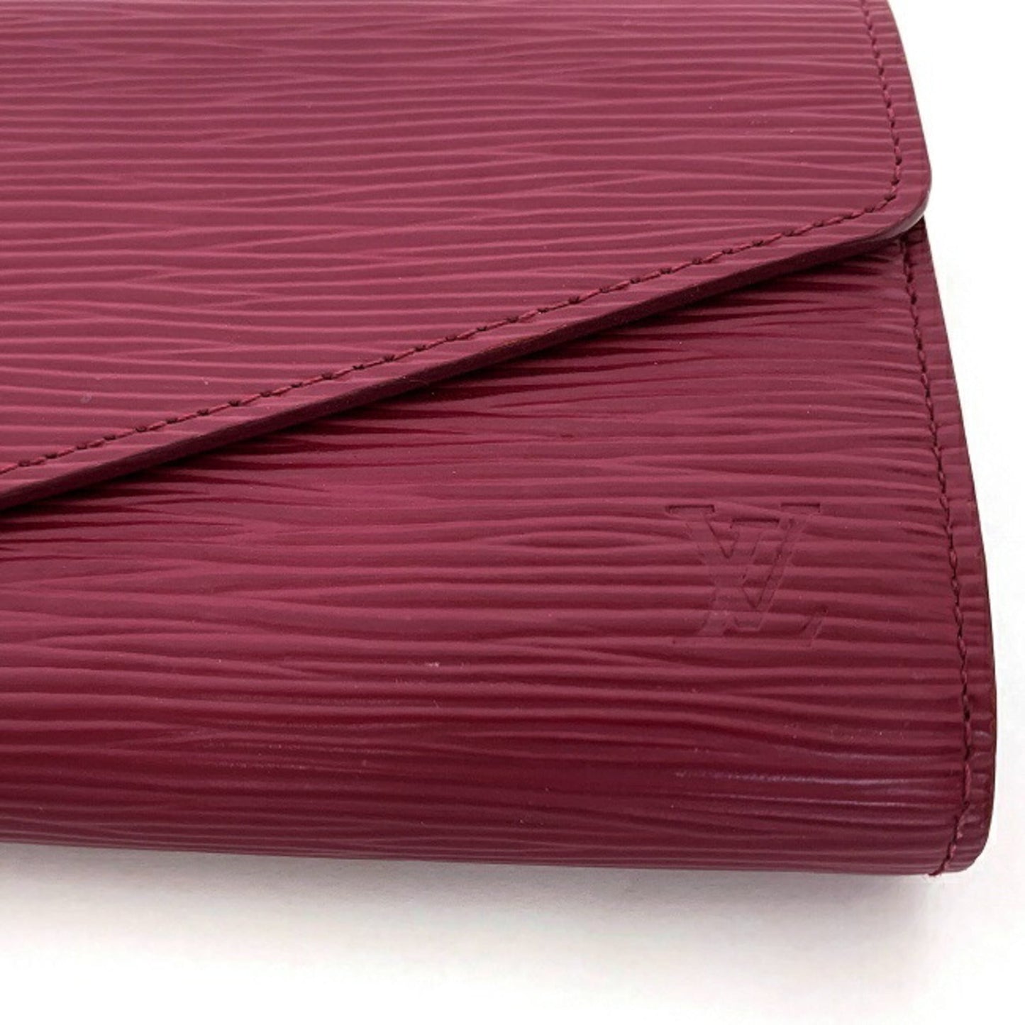 Louis Vuitton Portofeuil Sara Pink Fuchsia Epi M60580 Long Bi-Fold Wallet Leather CA2105 LOUIS VUITTON New Ladies Flap
