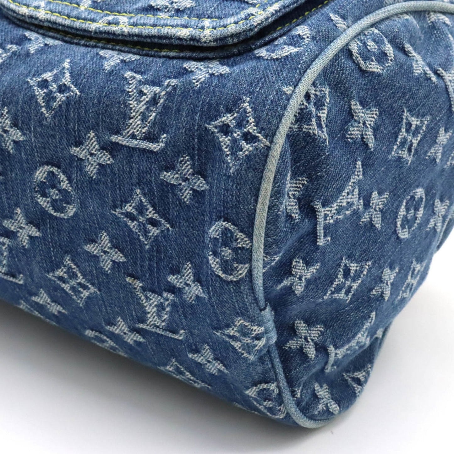 LOUIS VUITTON Monogram Neo Speedy Handbag Boston Bag Blue M95019