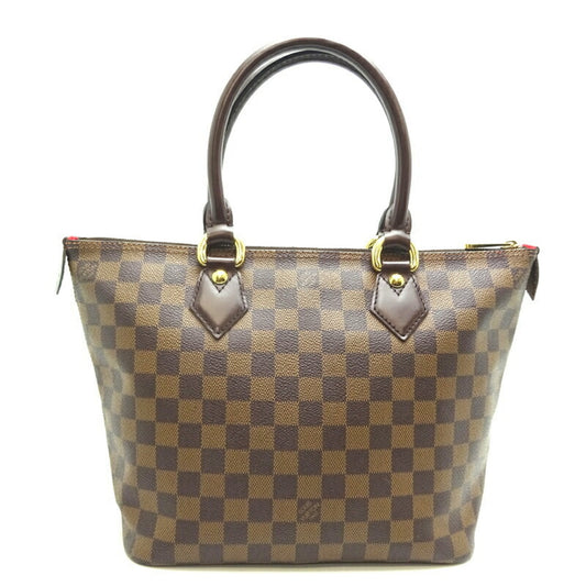 LOUIS VUITTON Saleya PM Women's Tote Bag N51183 Damier Ebene [Brown]