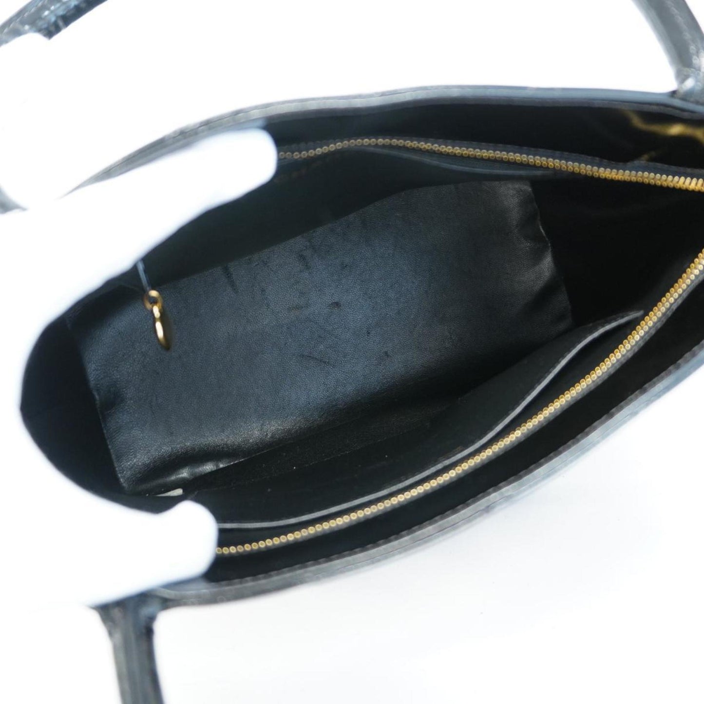 Chanel Tote Bag, Reproduction Tote, Patent Leather, Black, Women's