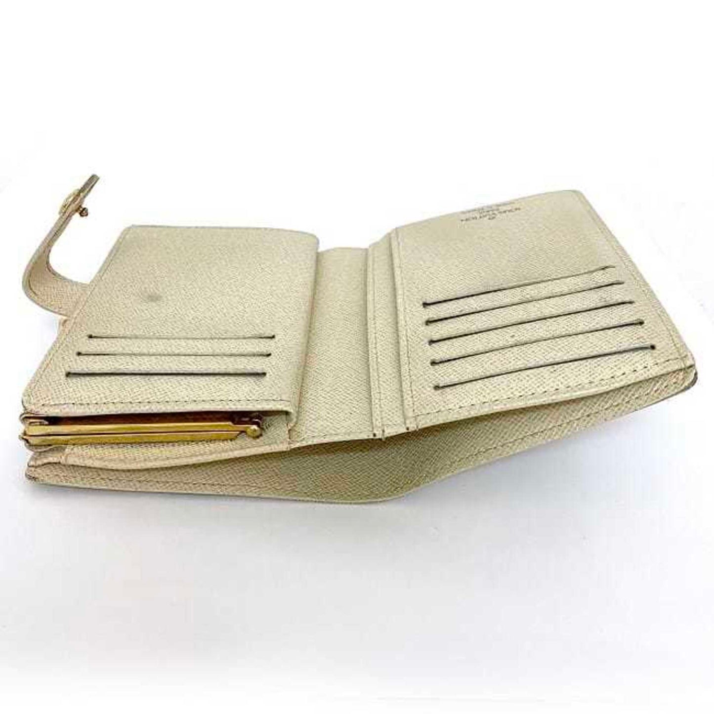 LOUIS VUITTON Wallet Portefeuille Viennois Gray White Damier Azur N61676 Bifold Canvas GP MI3047  Folding Gamaguchi