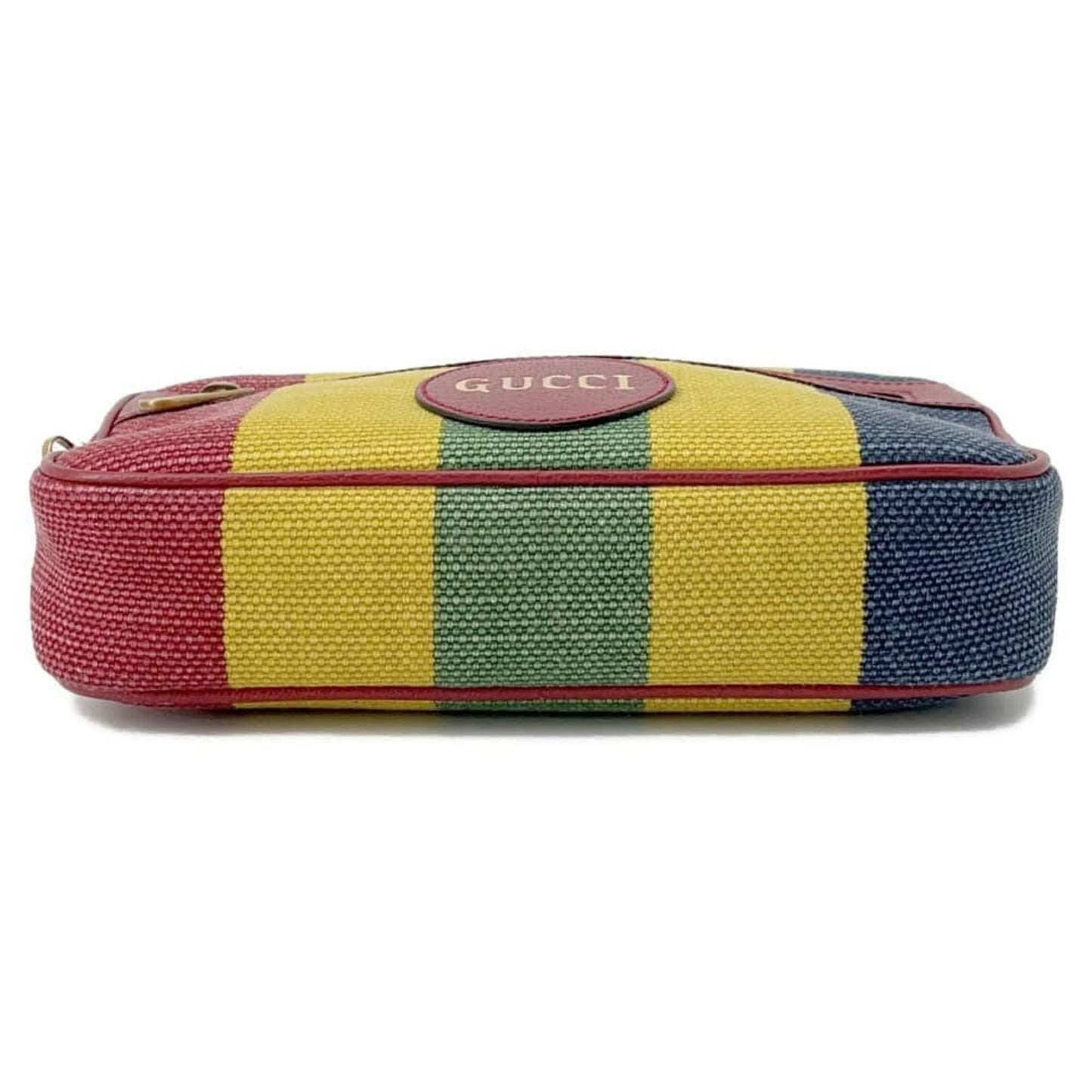 Gucci Multi-Color Canvas Leather Fanny Pack Sling Bag