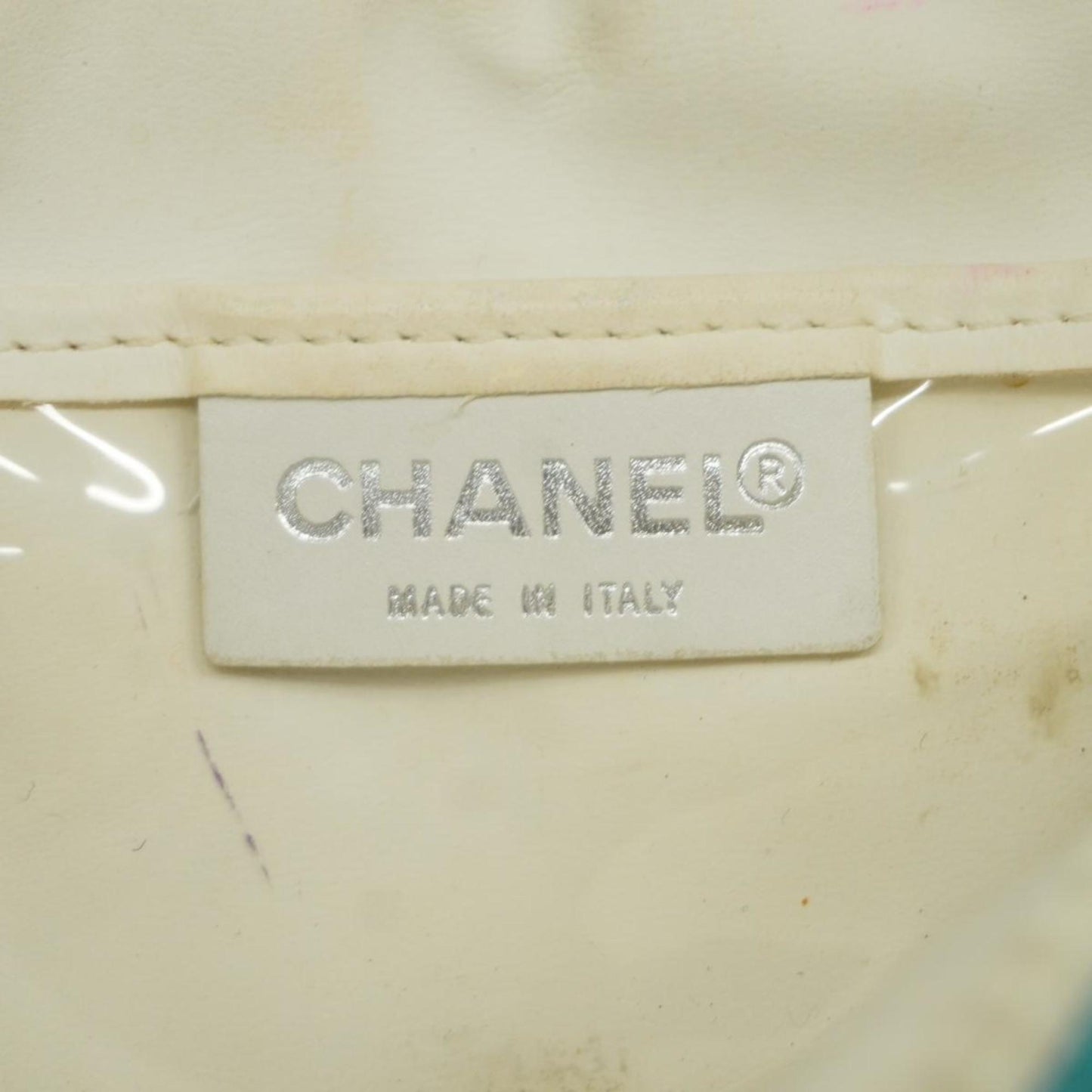 Chanel shoulder bag pile light blue ladies
