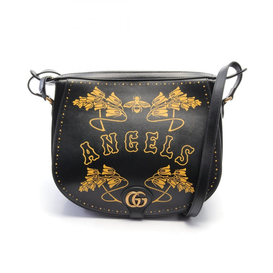 Gucci Black Leather Shoulder Bag ()