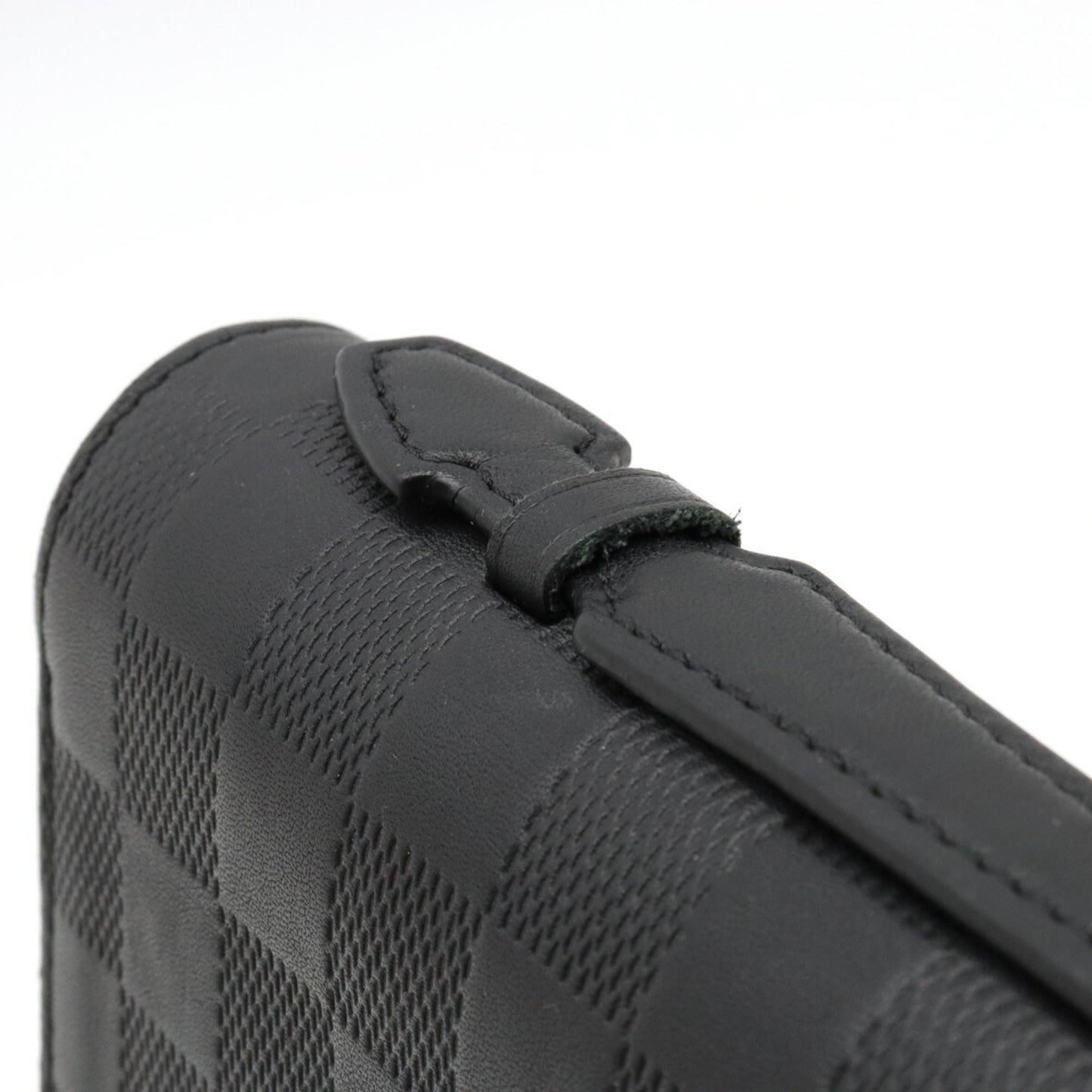 LOUIS VUITTON Damier Infini Zippy XL Second Bag Clutch Leather Onyx Black Men's N61254